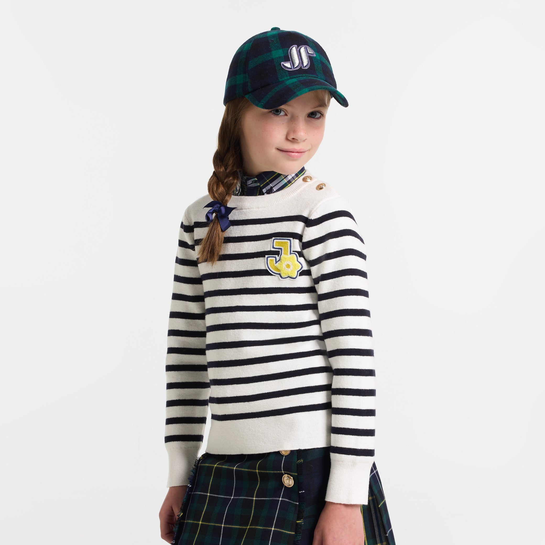 Girl striped jumper