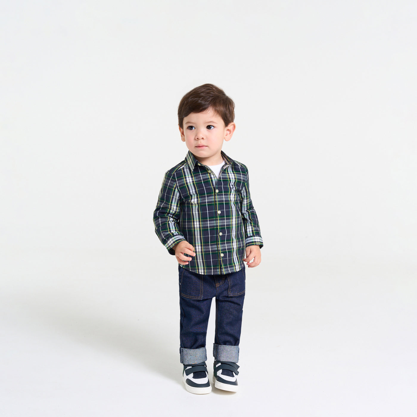 Baby boy tartan shirt