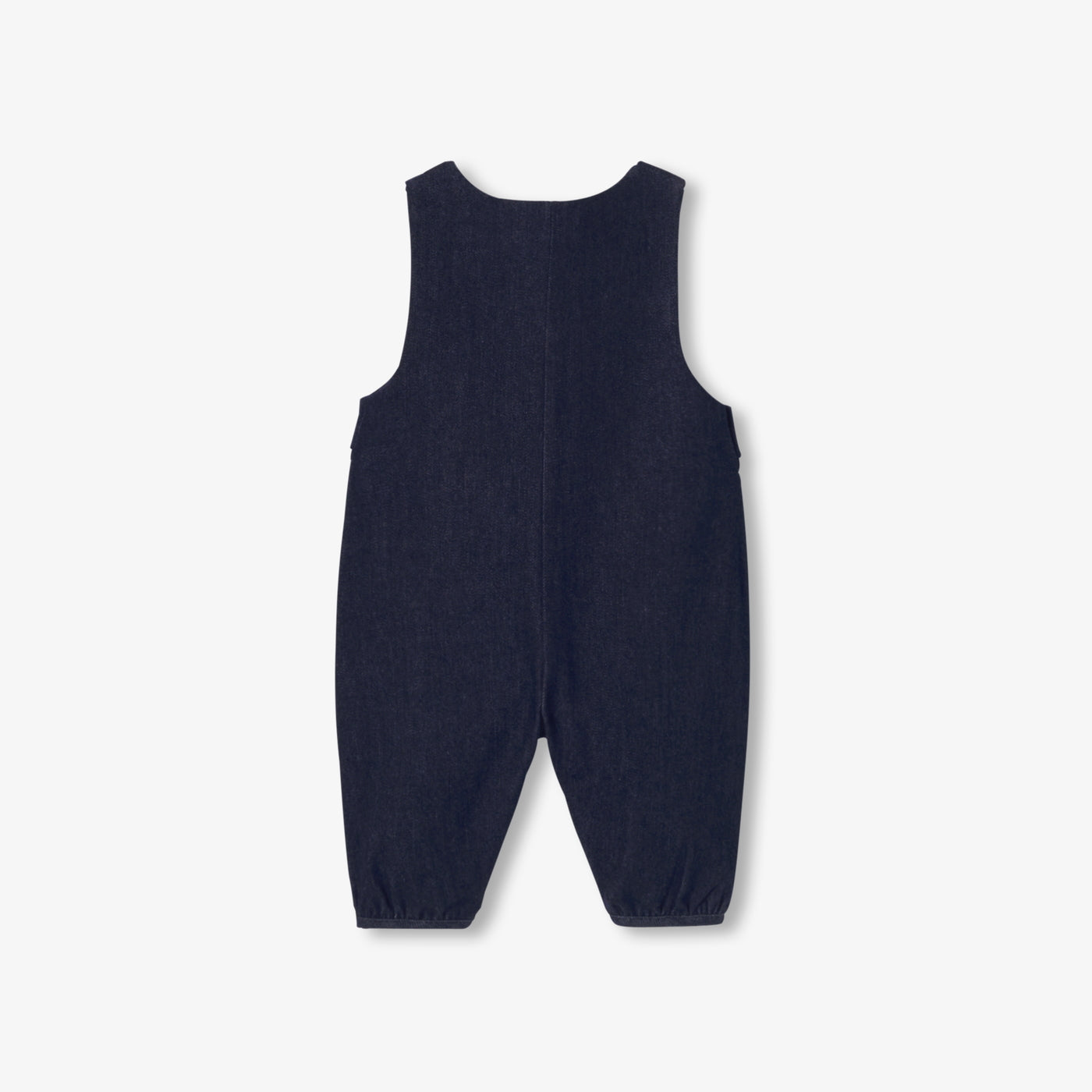 Baby girl dungarees in soft denim