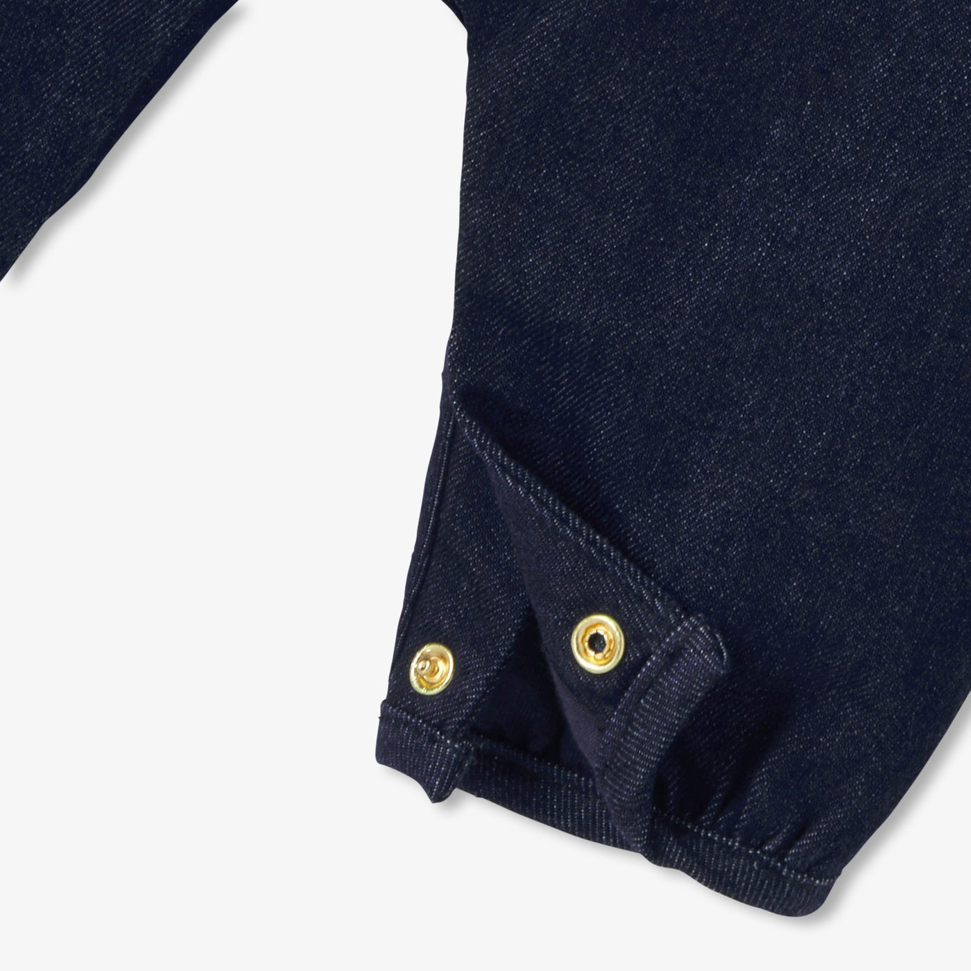 Baby girl dungarees in soft denim