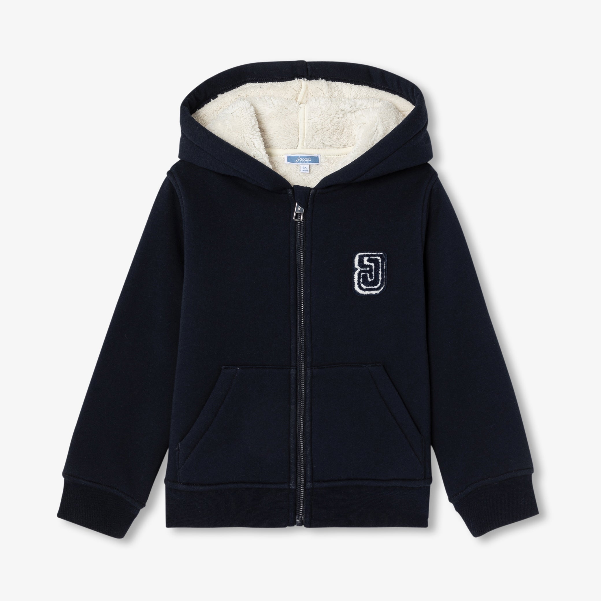 Boy zip-up sweatshirt