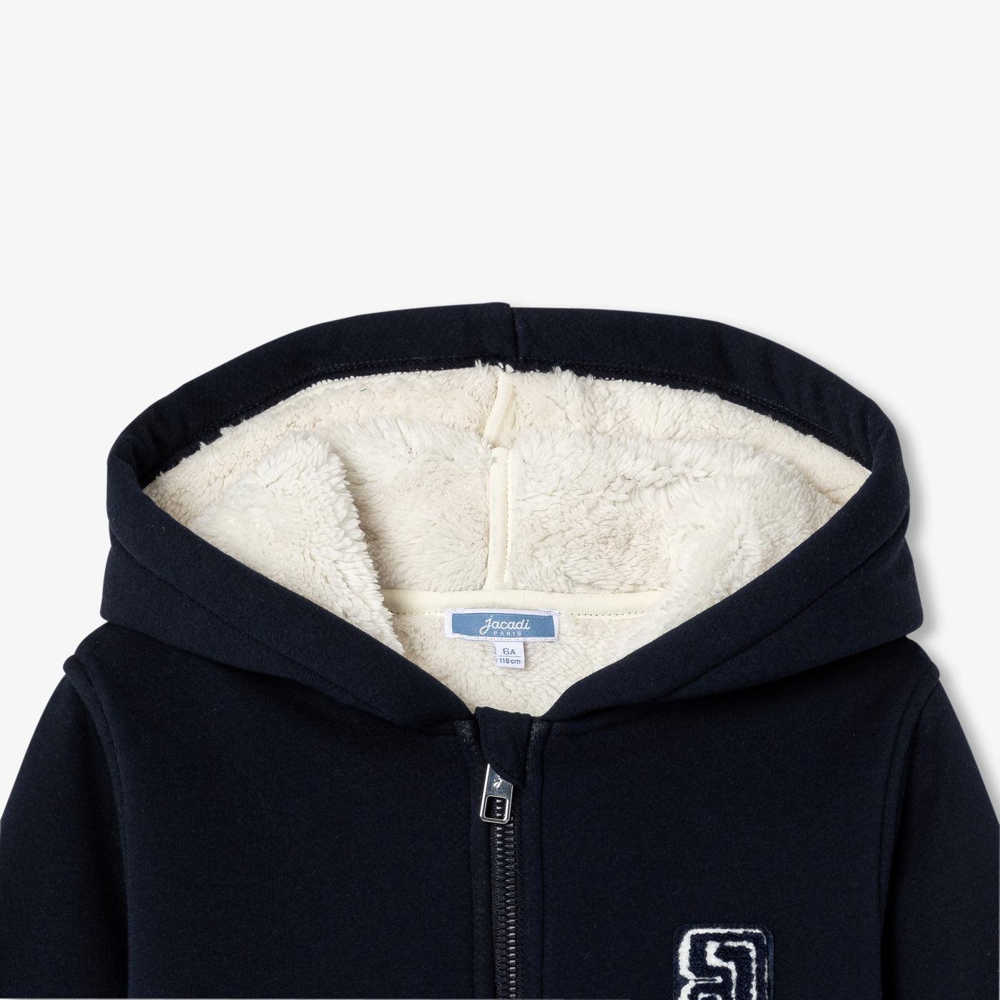 Boy zip-up sweatshirt