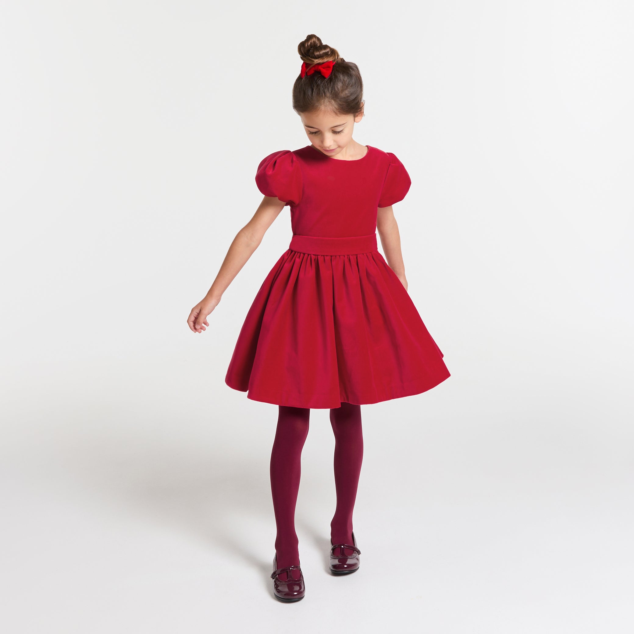 Girl velvet dress