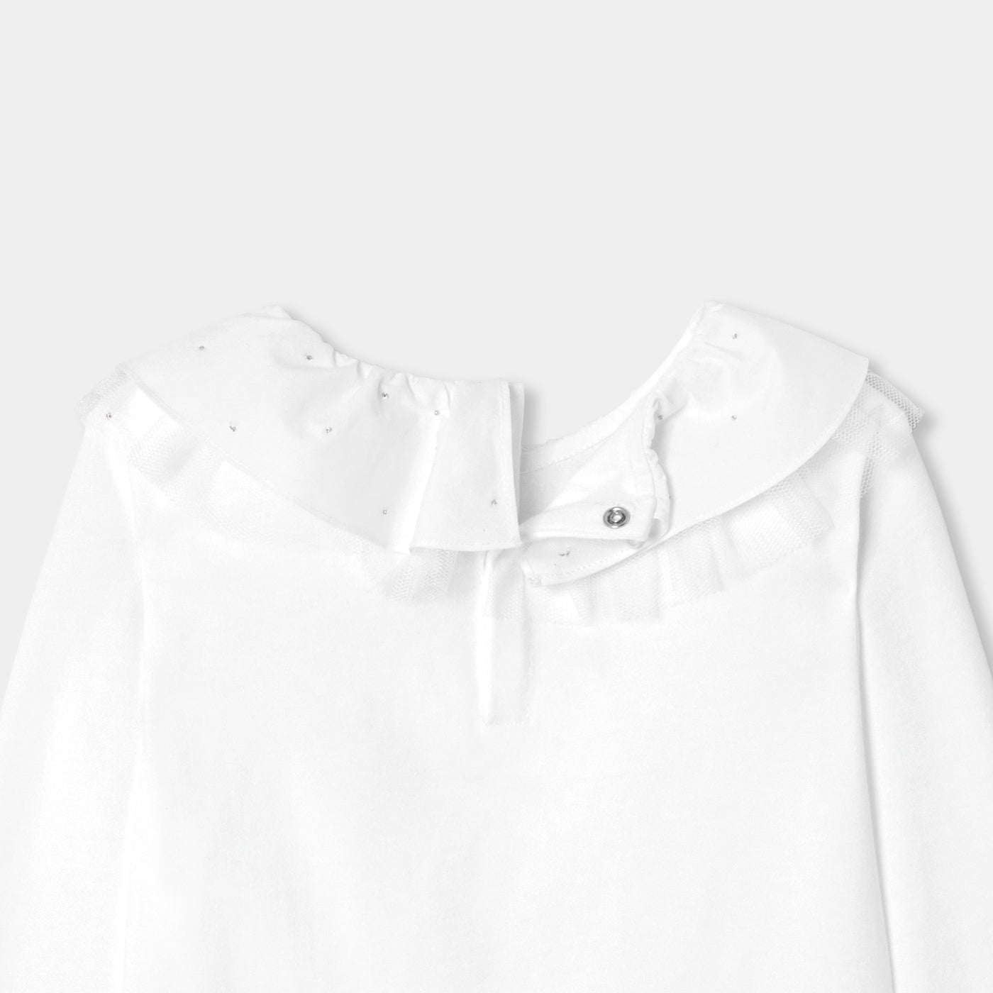 Girl T-shirt with a collar