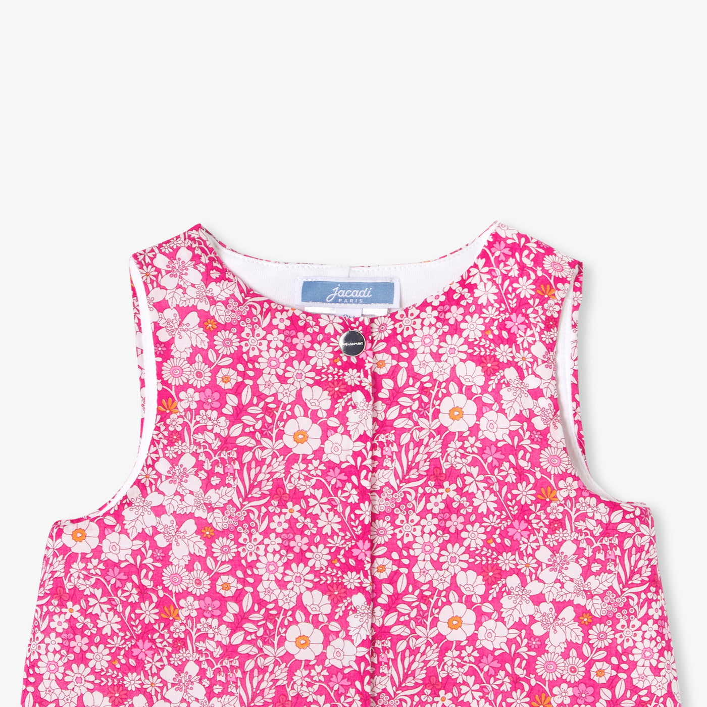 Baby girl jumpsuit in Liberty fabric