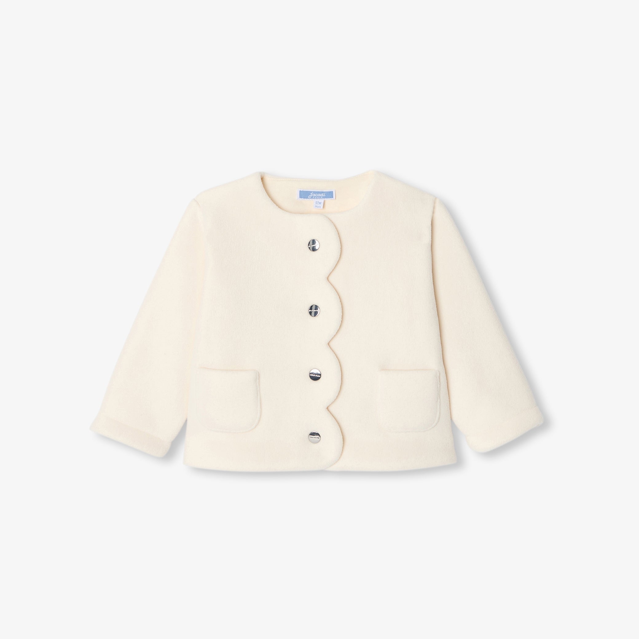 Baby girl fleece cardigan