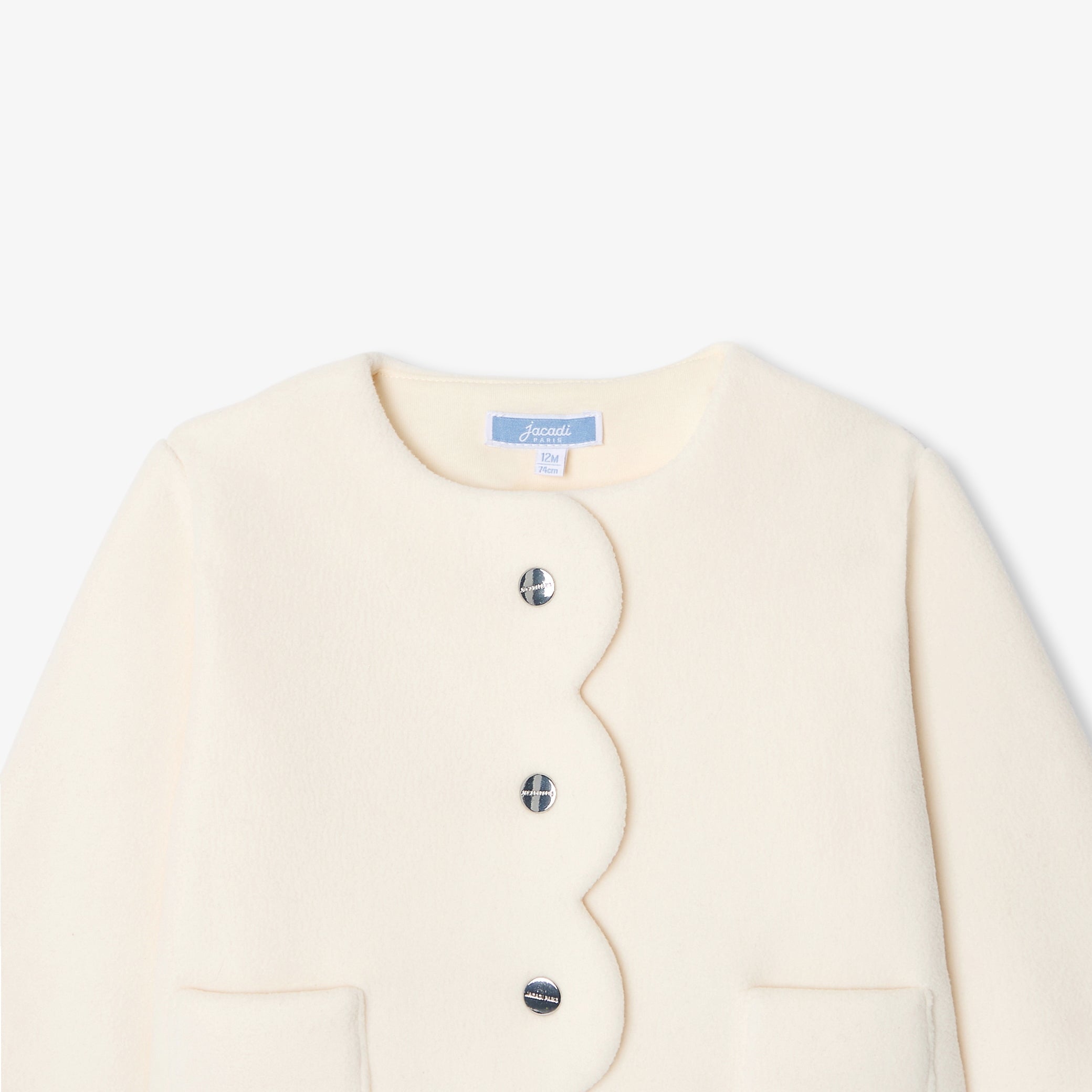 Baby girl fleece cardigan