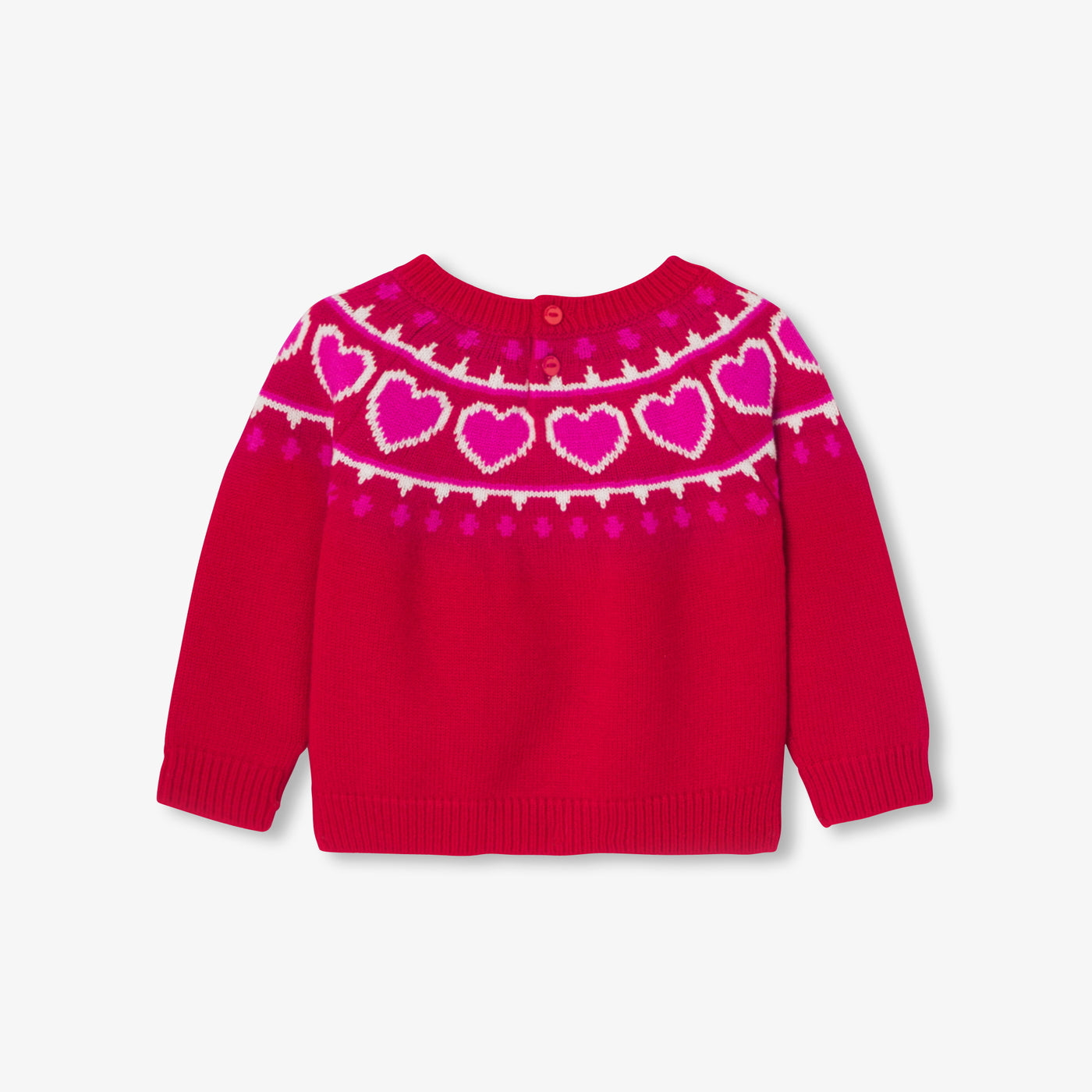 Baby girl jacquard jumper