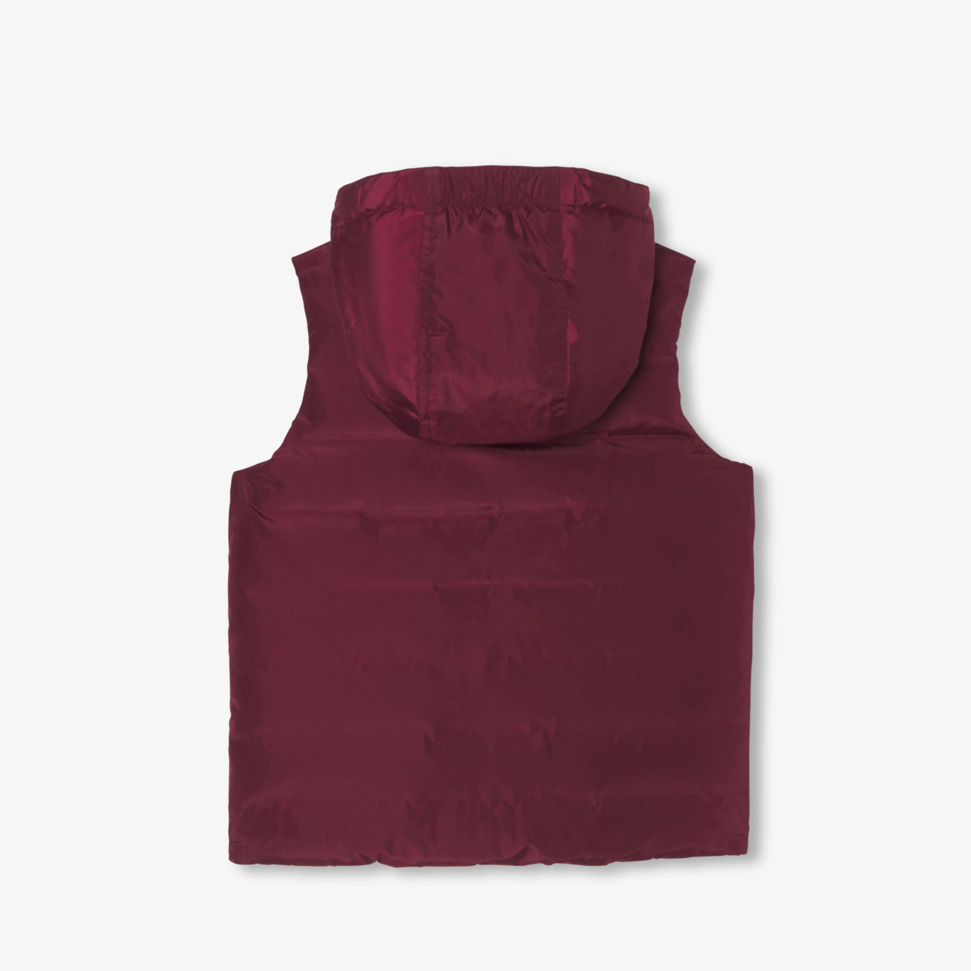 Boy reversible sleeveless down jacket