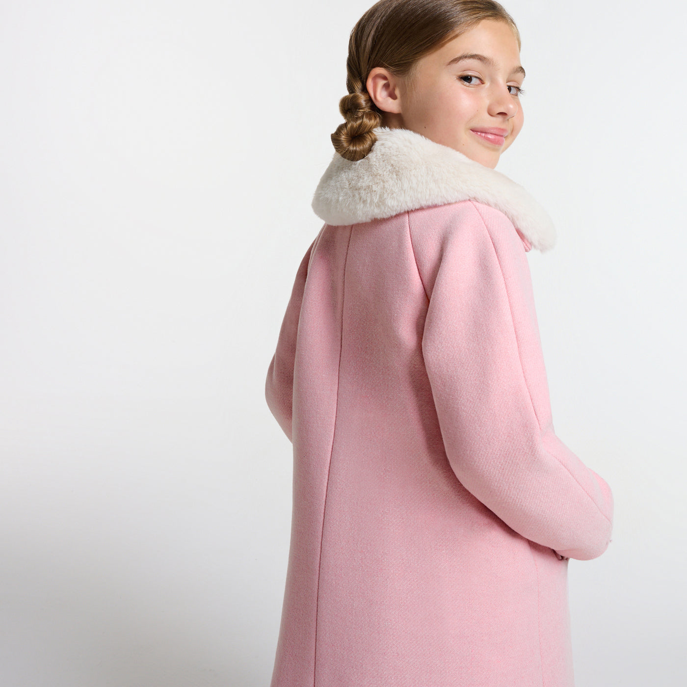 Girl wool coat