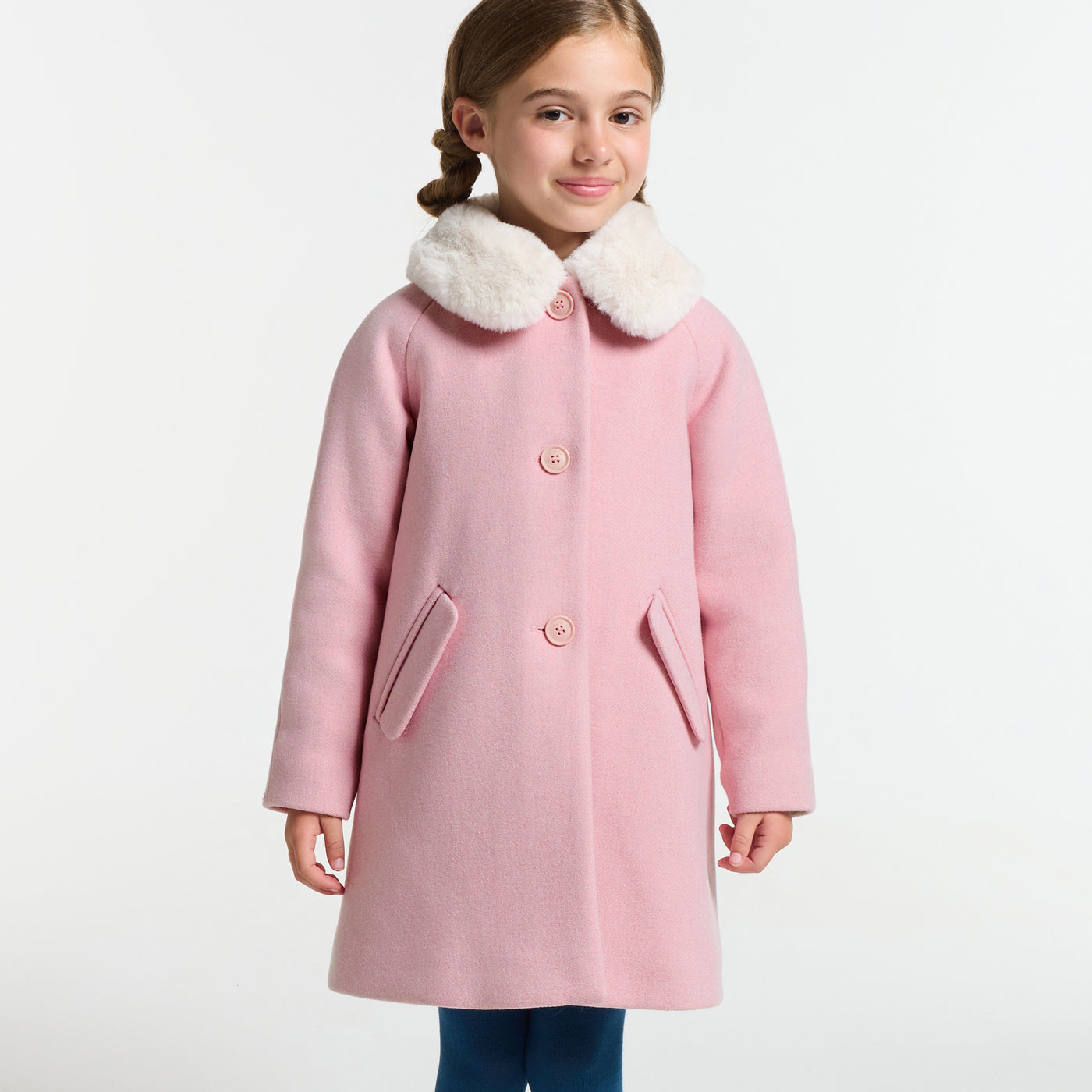 Girl wool coat