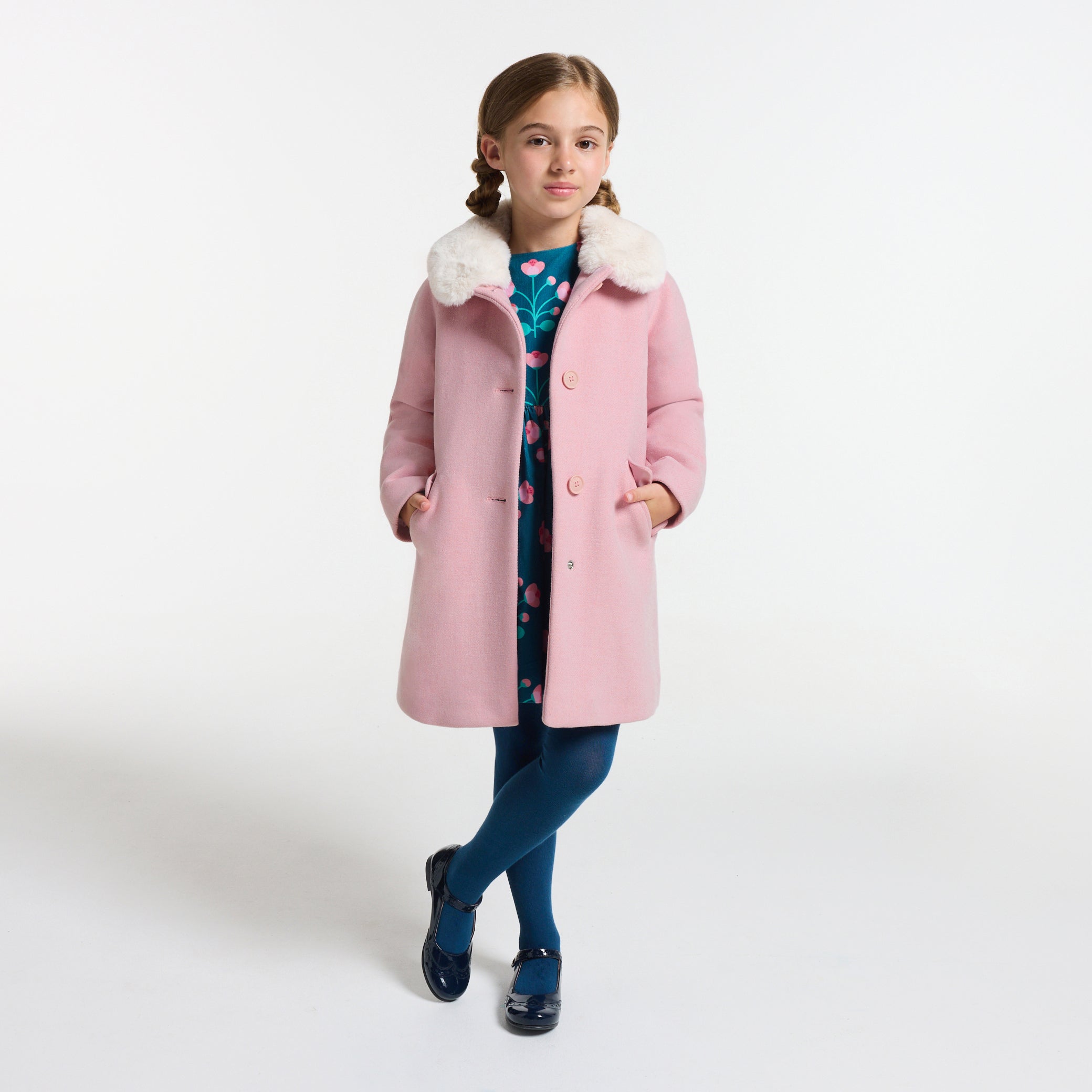 Girl wool coat