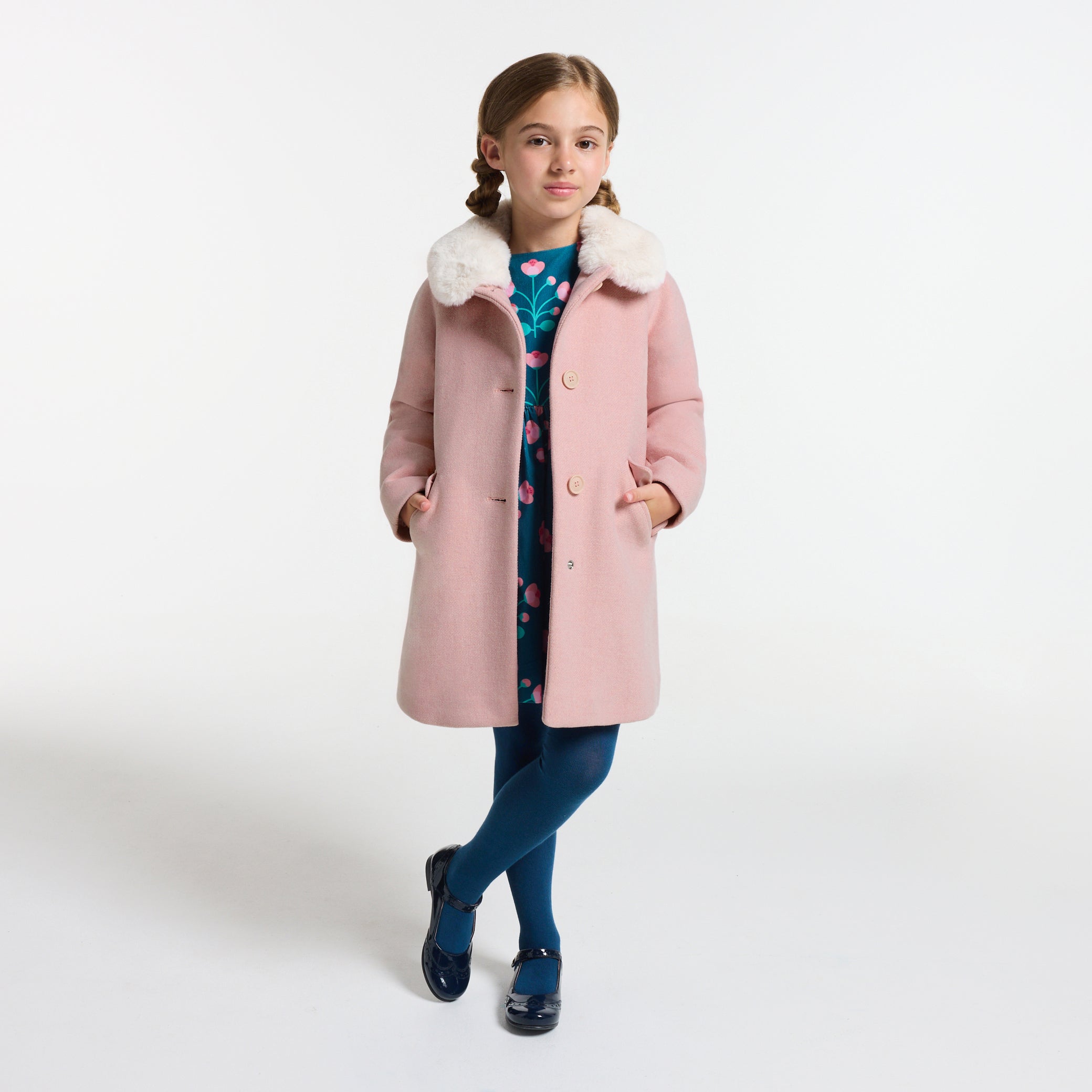 Girl wool coat