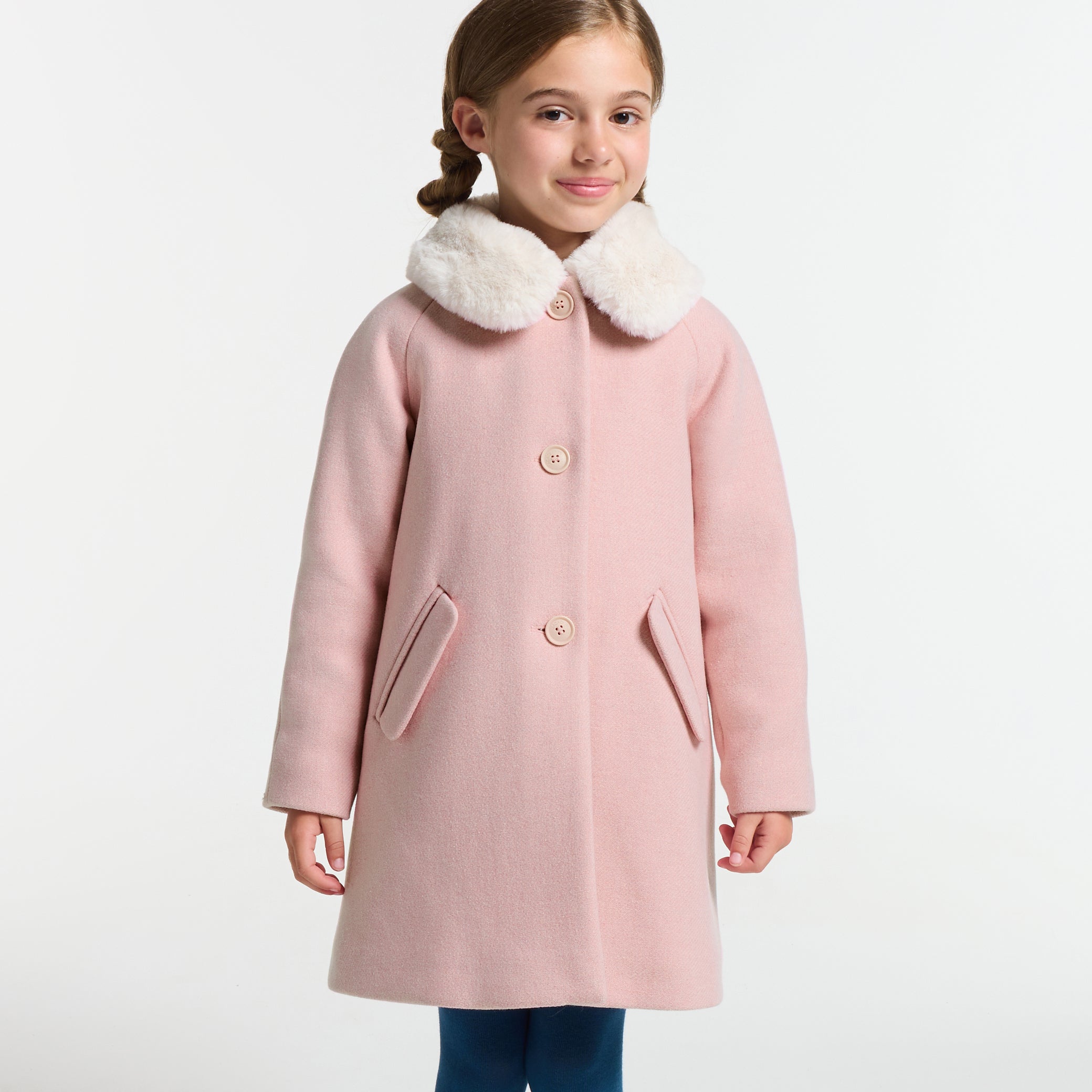 Girl wool coat