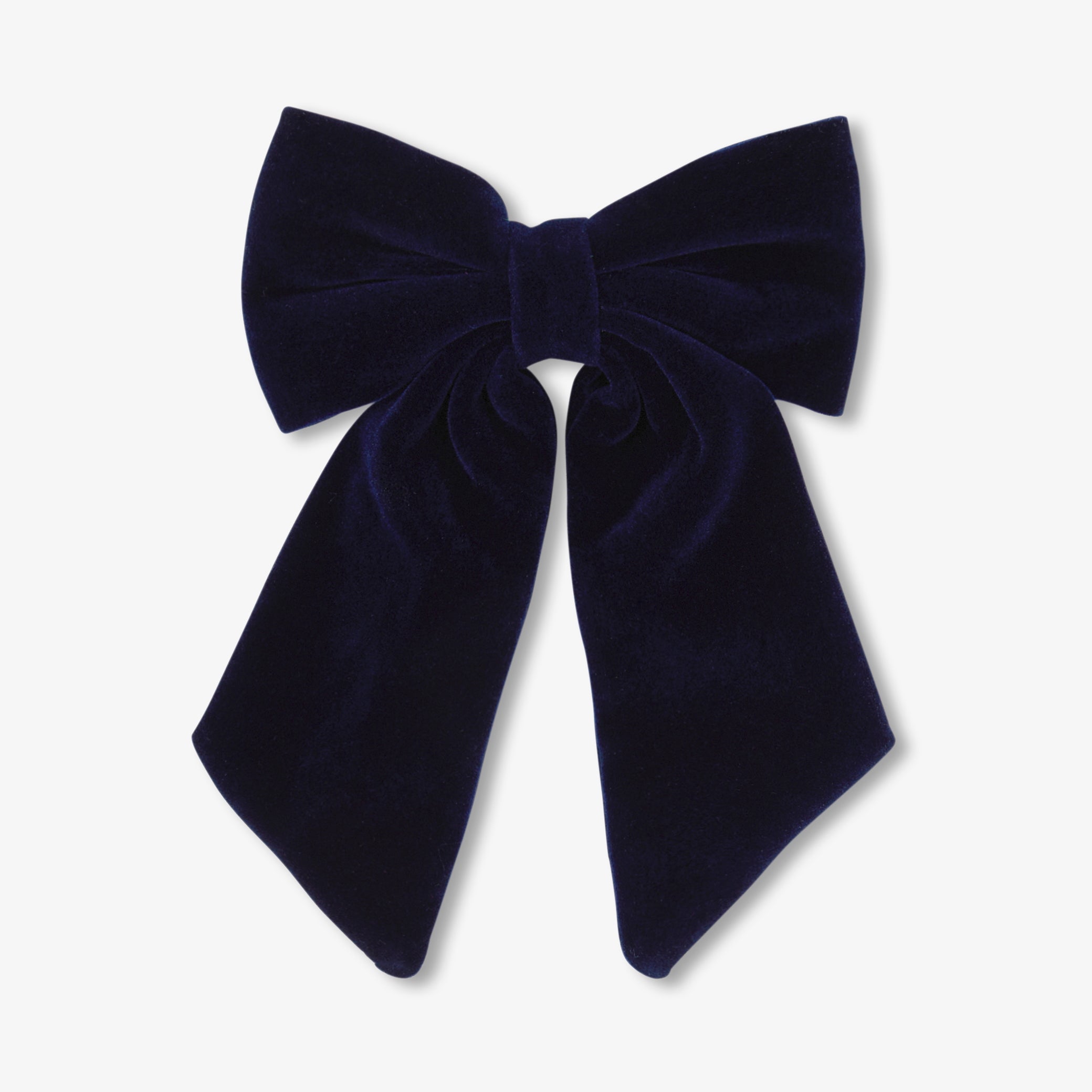 Girl velvet bow hair clip
