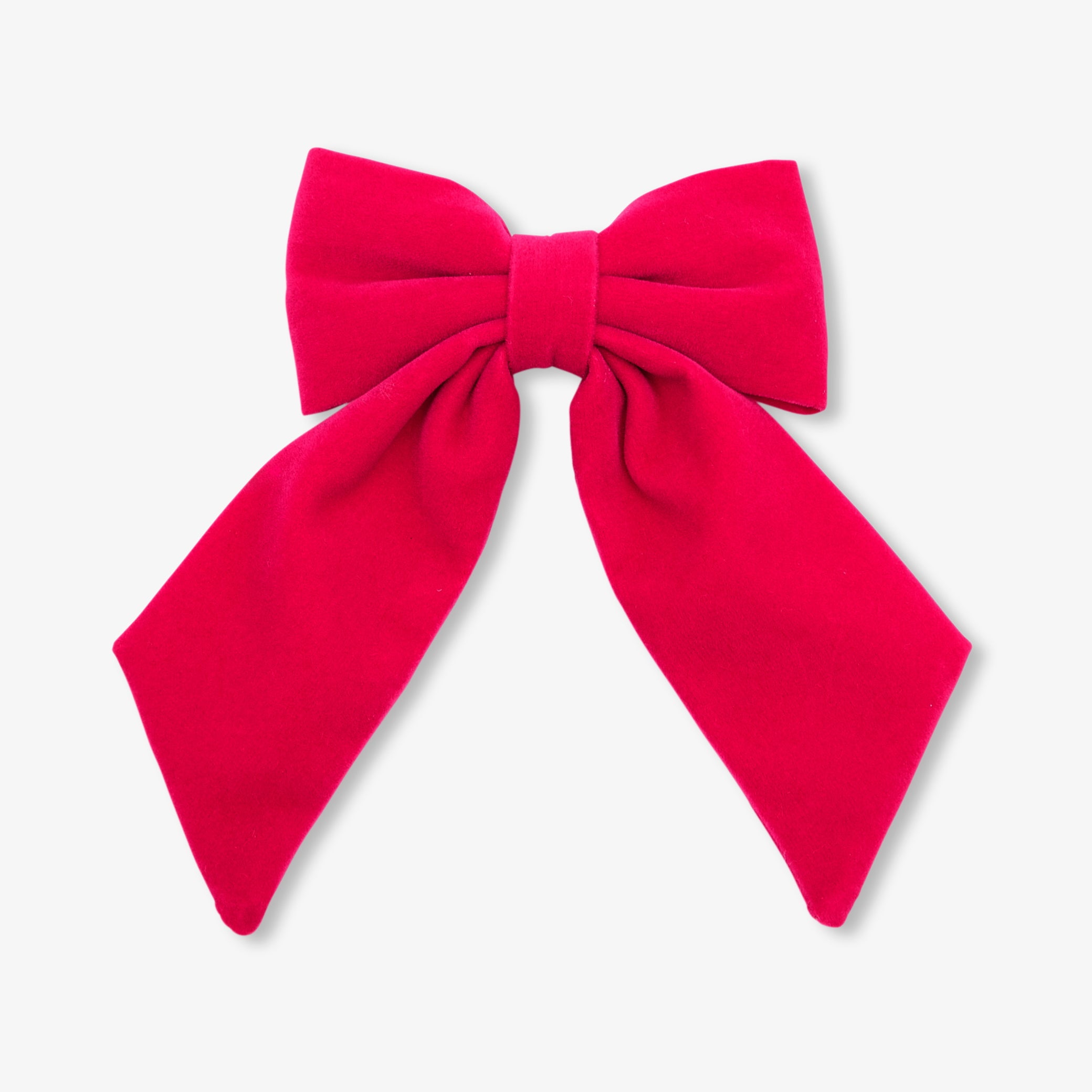 Girl velvet bow hair clip
