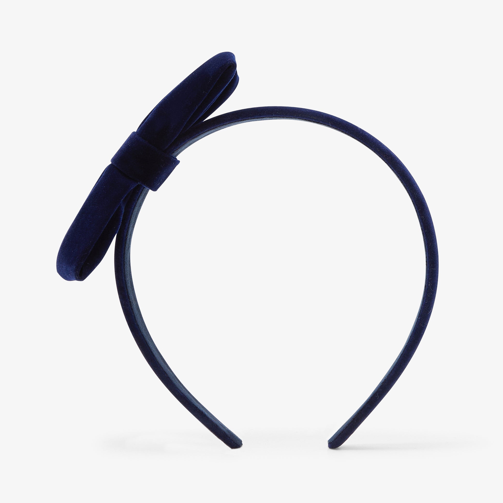 Girl velvet bow headband