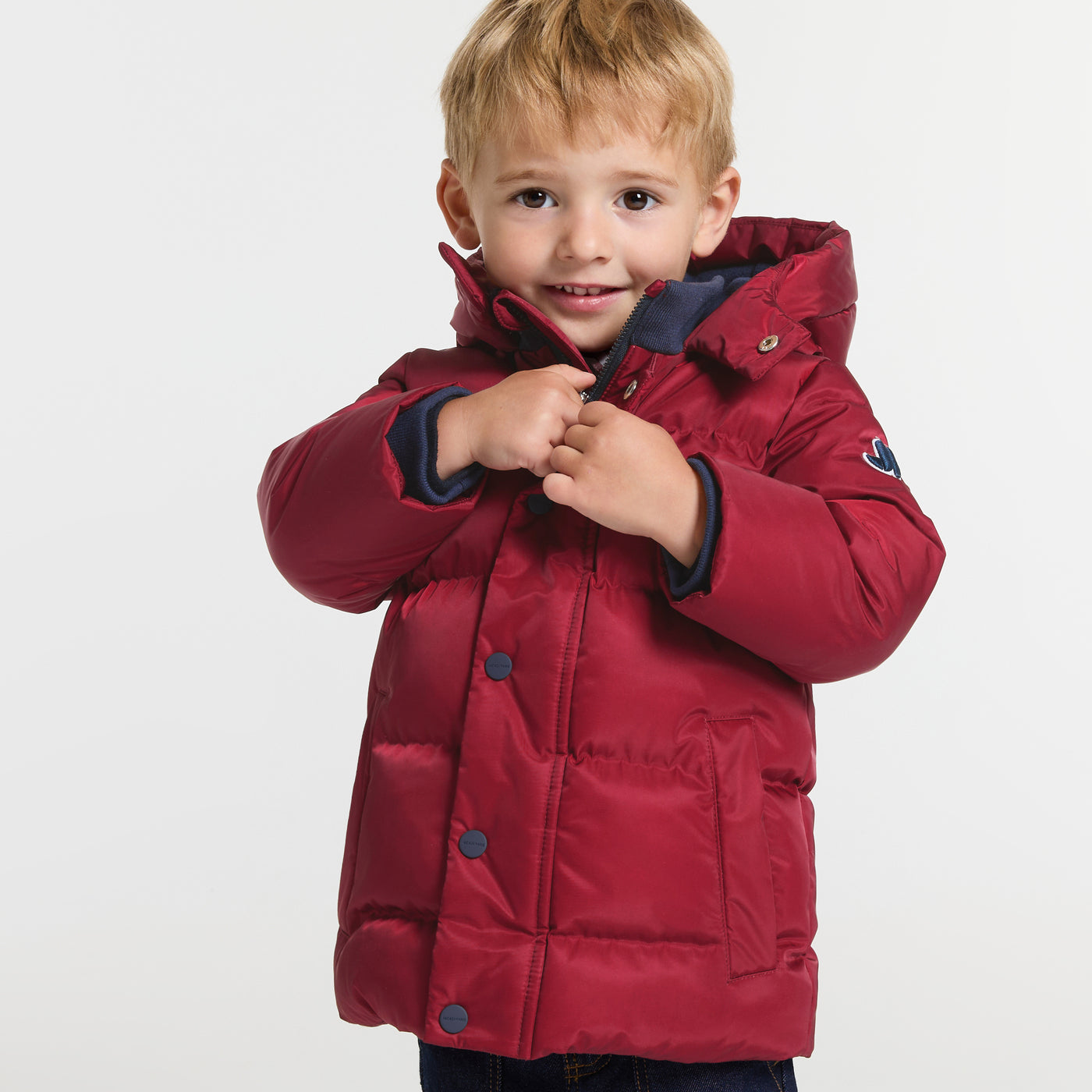Baby boy nylon parka