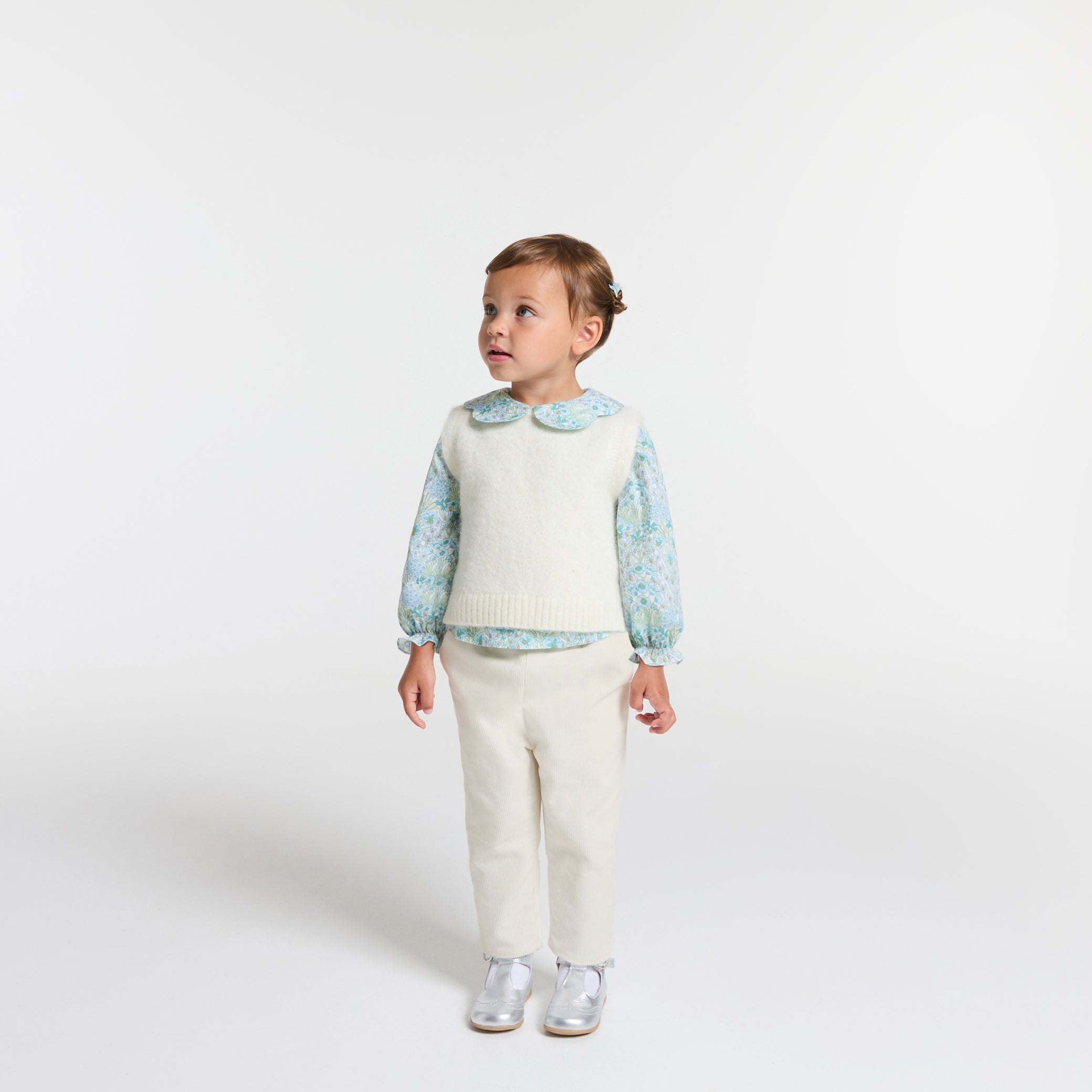 Baby girl velvet trousers