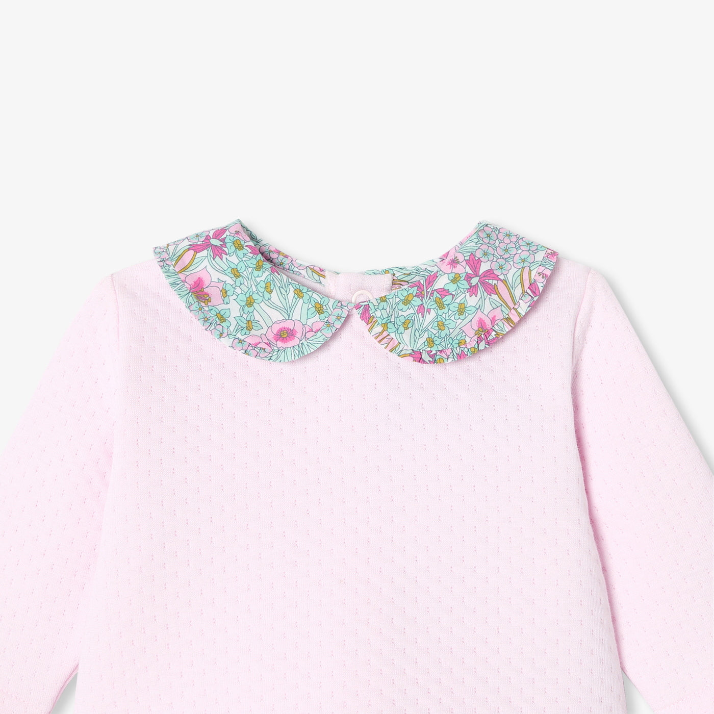 Baby girl comfort set in double sided jersey