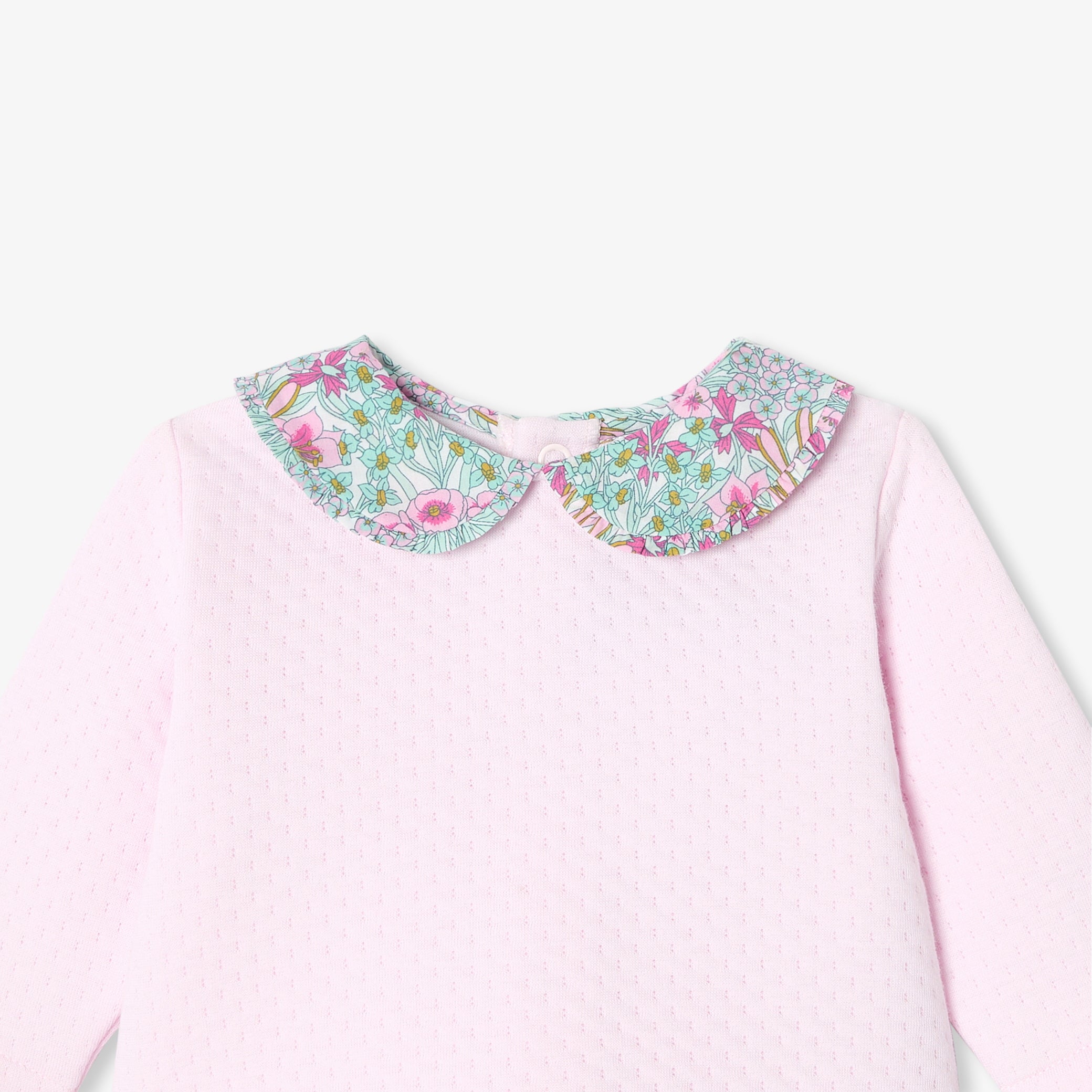 Baby girl comfort set in double sided jersey