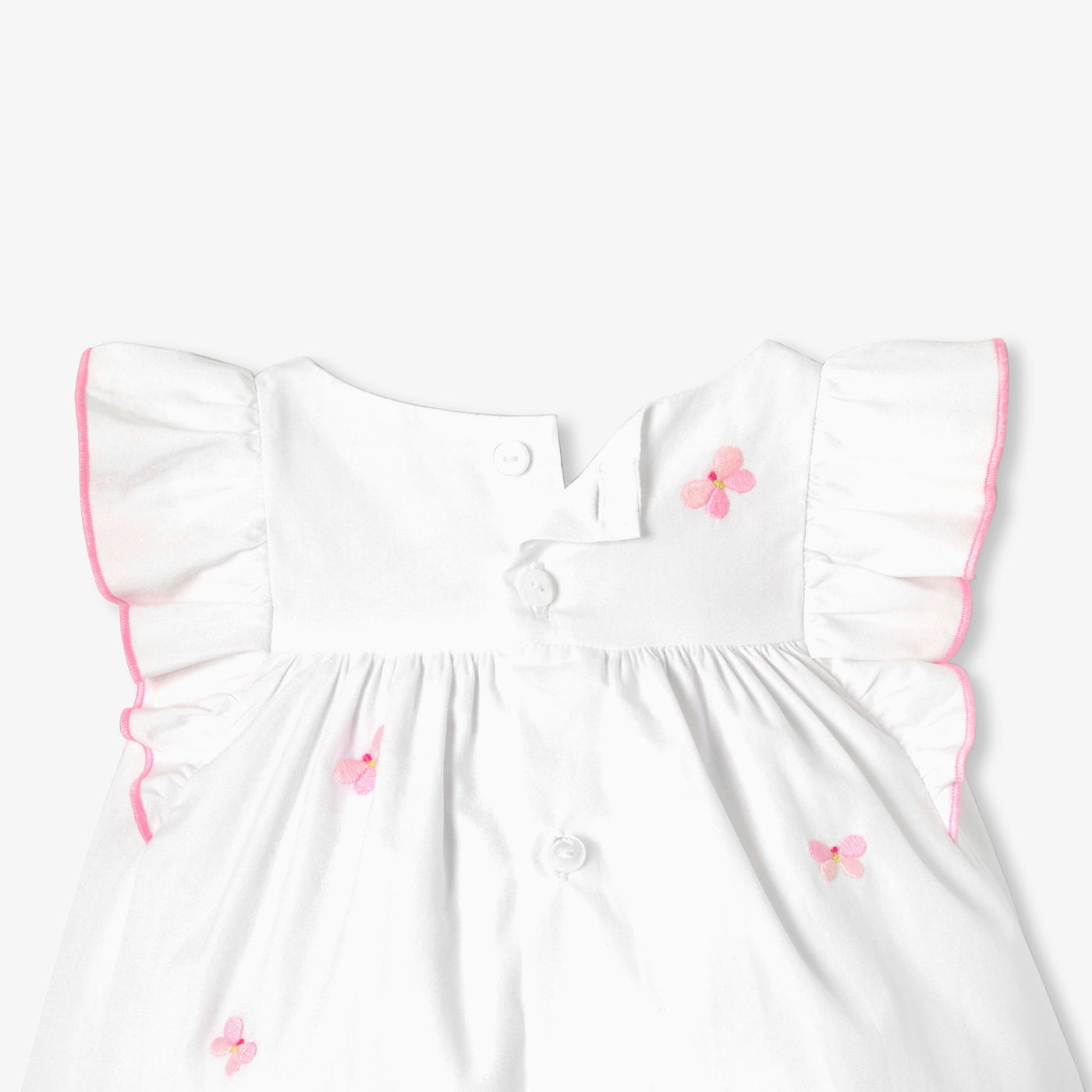 Baby girl dress in cotton poplin