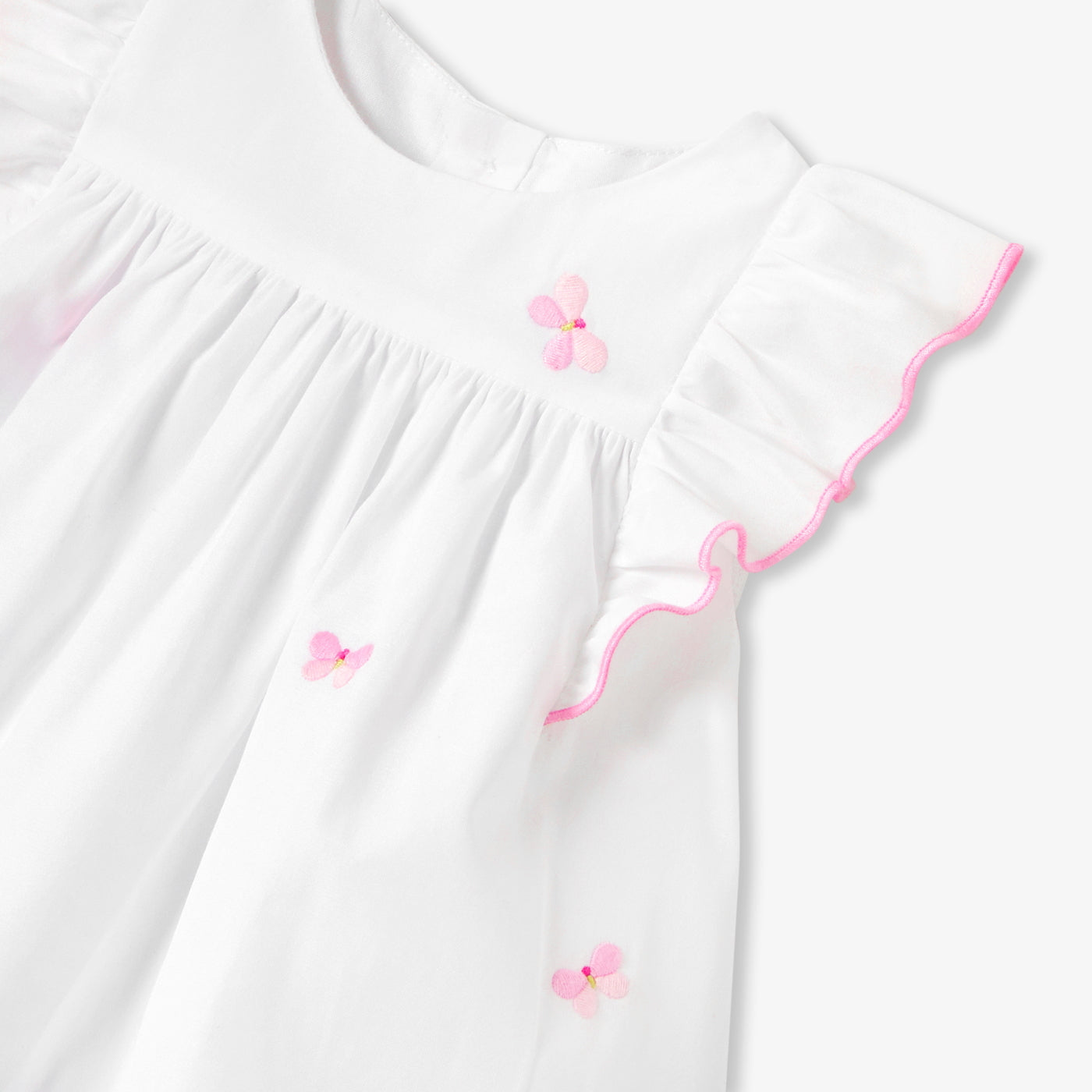 Baby girl dress in cotton poplin