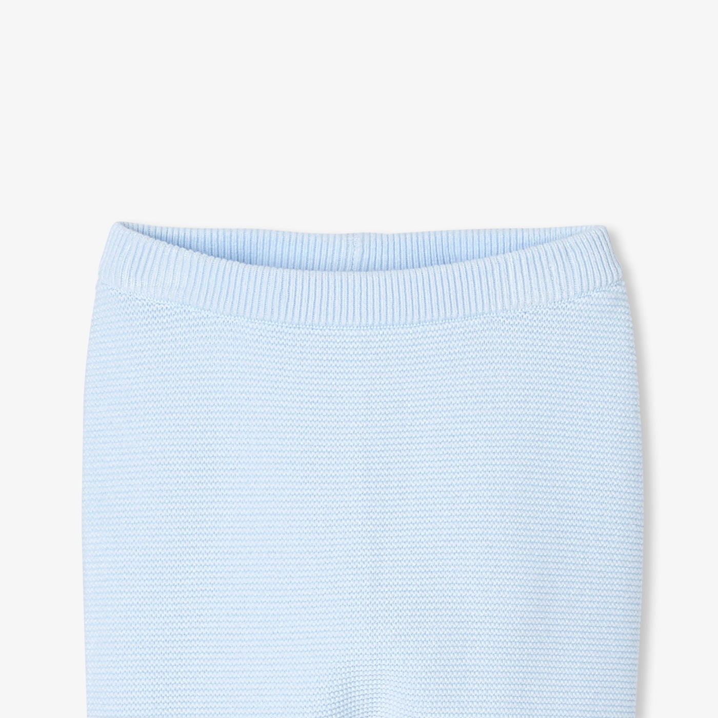 Baby boy set in garter stitch