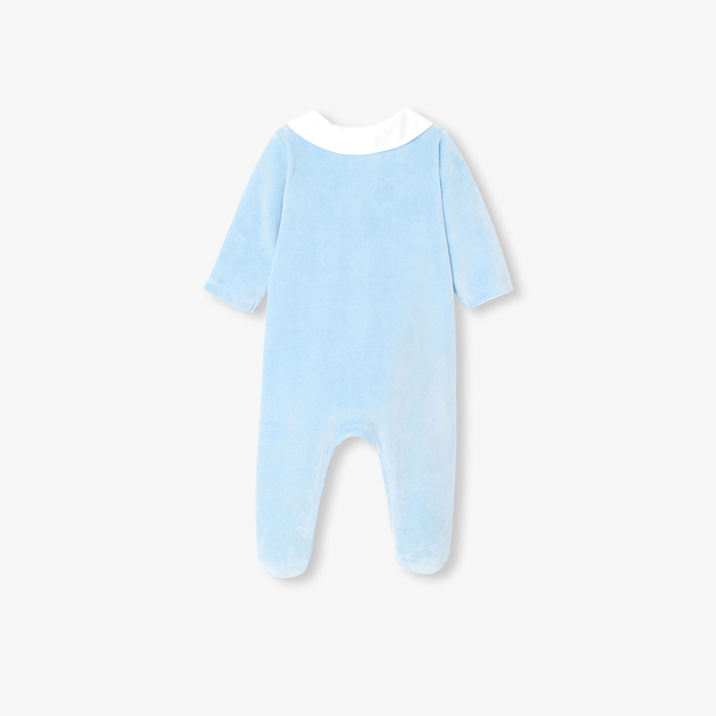 Baby boy velvet pyjamas