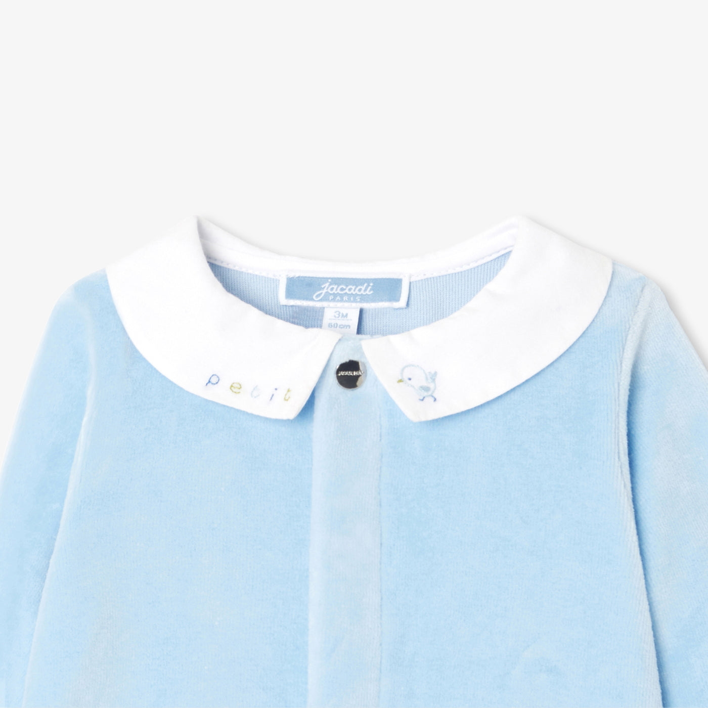 Baby boy velvet pyjamas