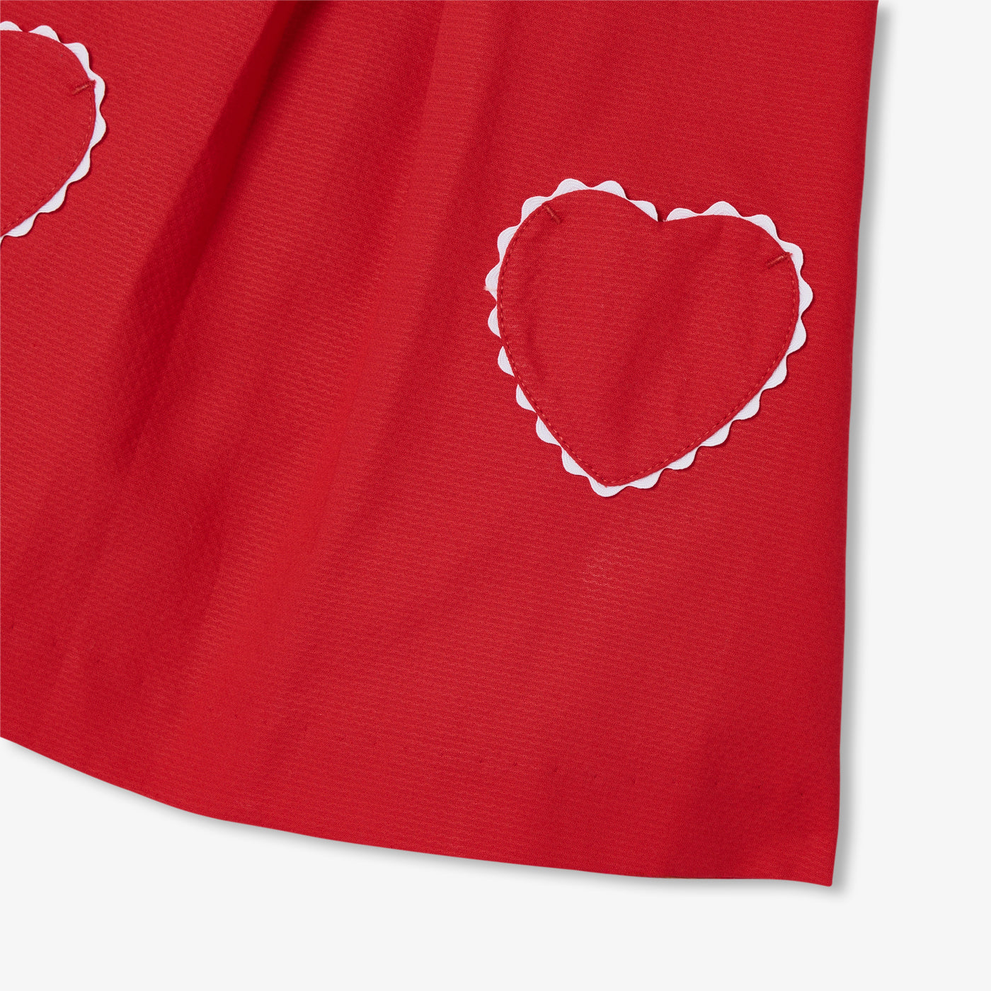 Baby girl sleeveless dress in cotton piqué