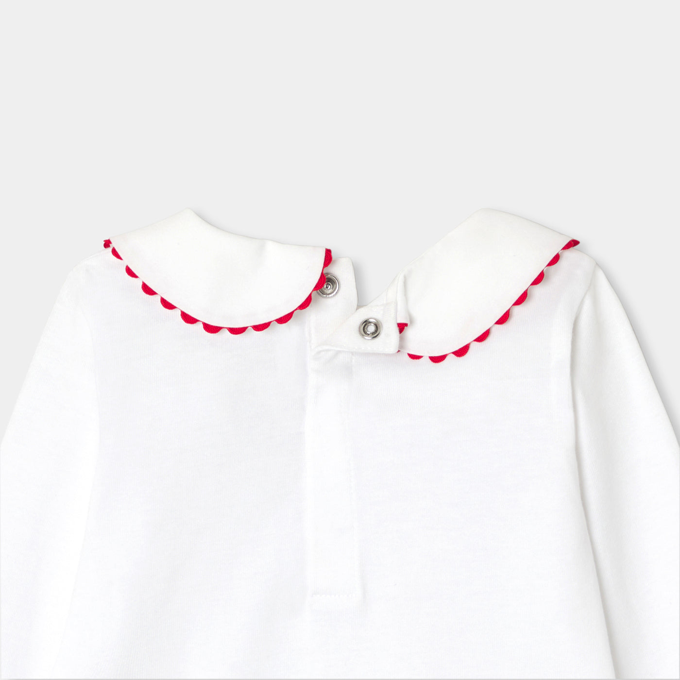 Baby girl cotton T-shirt with long sleeves