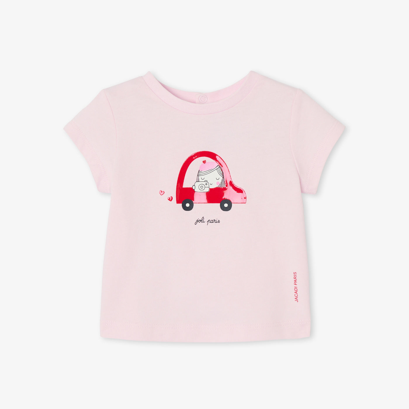 Baby girl cotton T-shirt with pattern