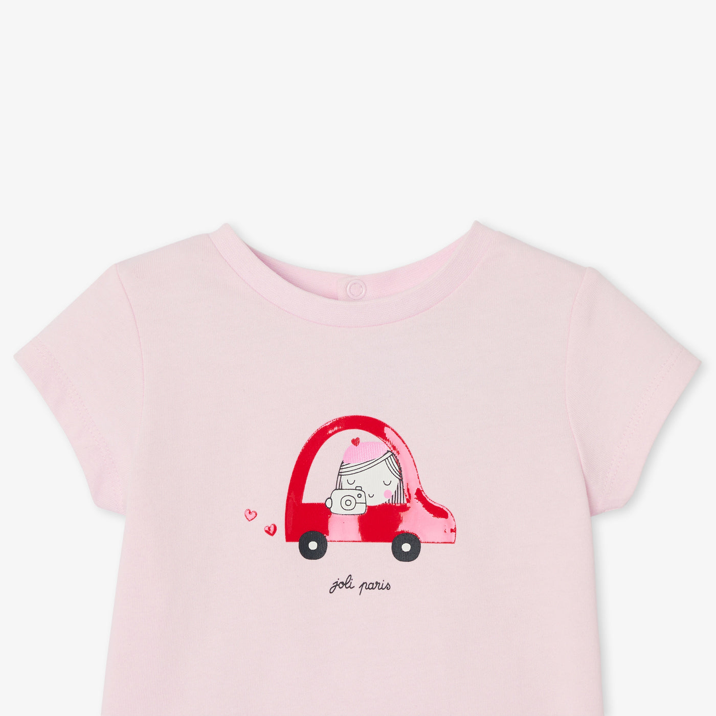 Baby girl cotton T-shirt with pattern