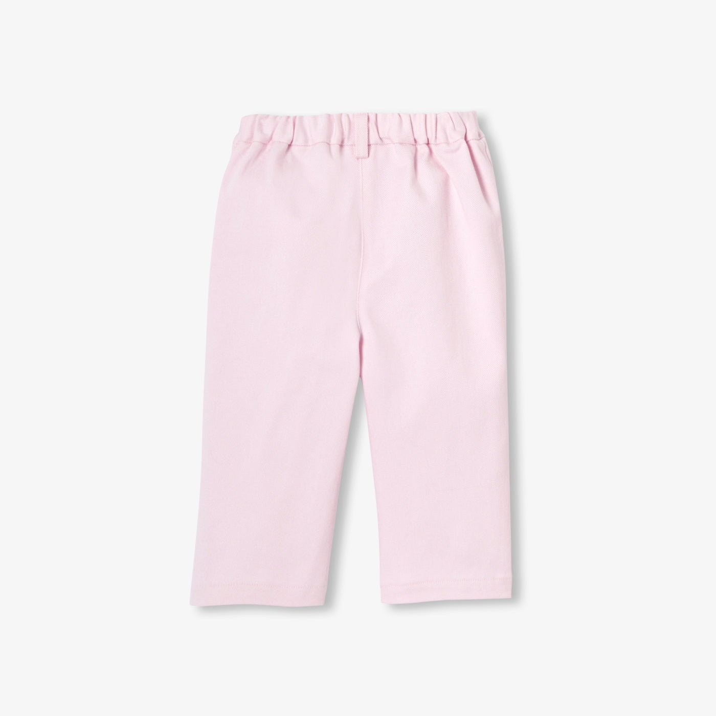 Baby girl trousers in cotton twill