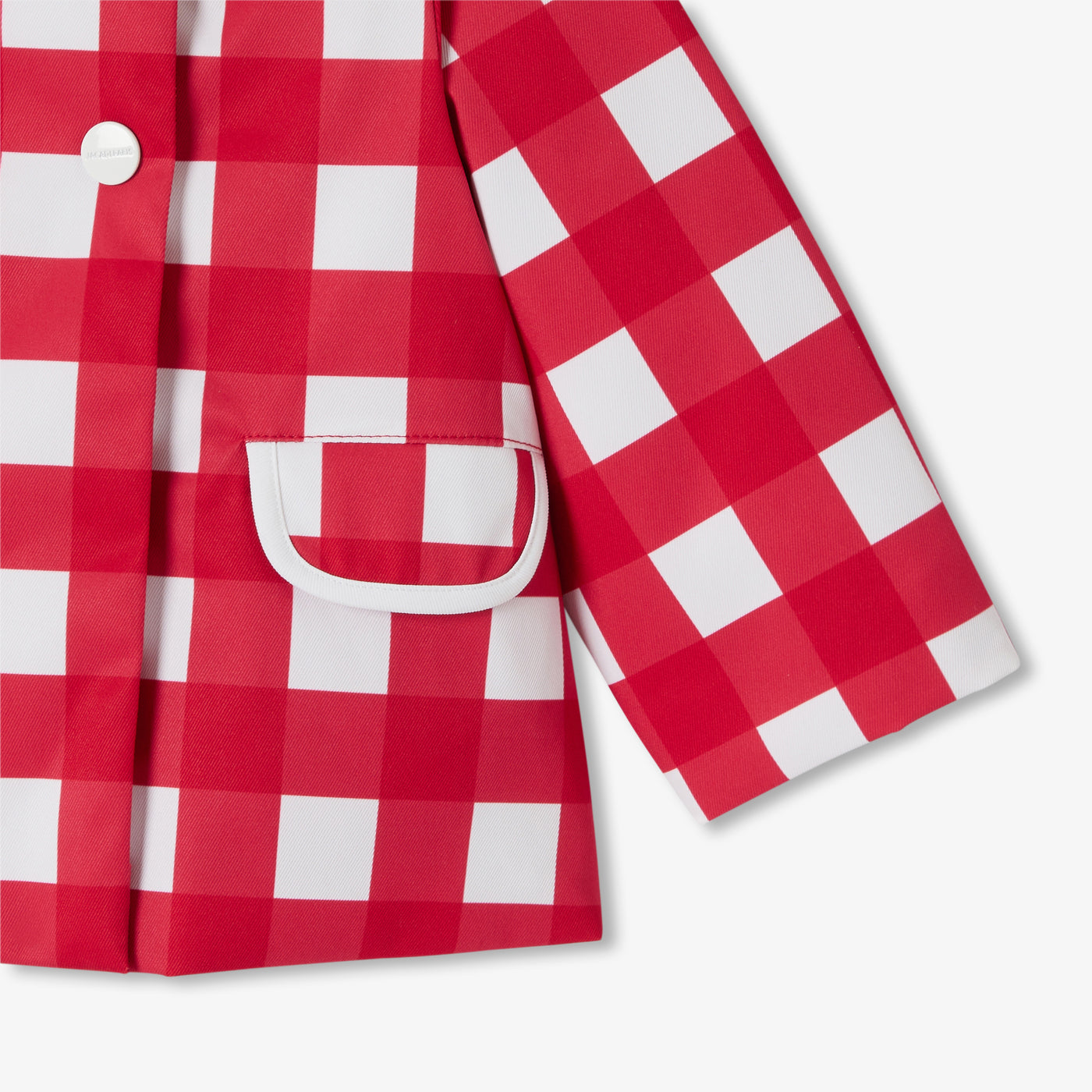 Baby girl gingham coat