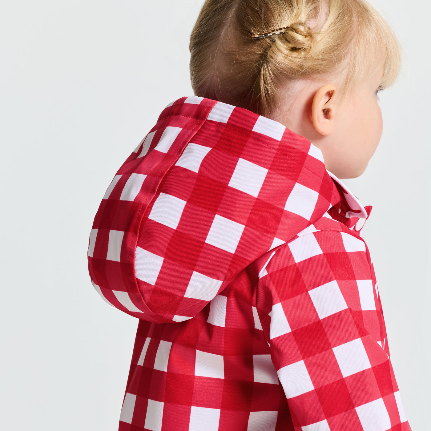 Baby girl gingham coat
