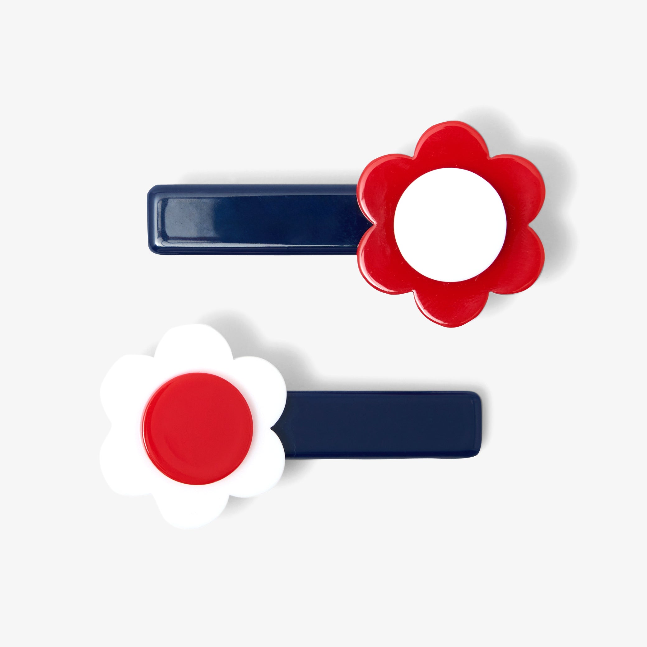 Girl pair of flower hair clips