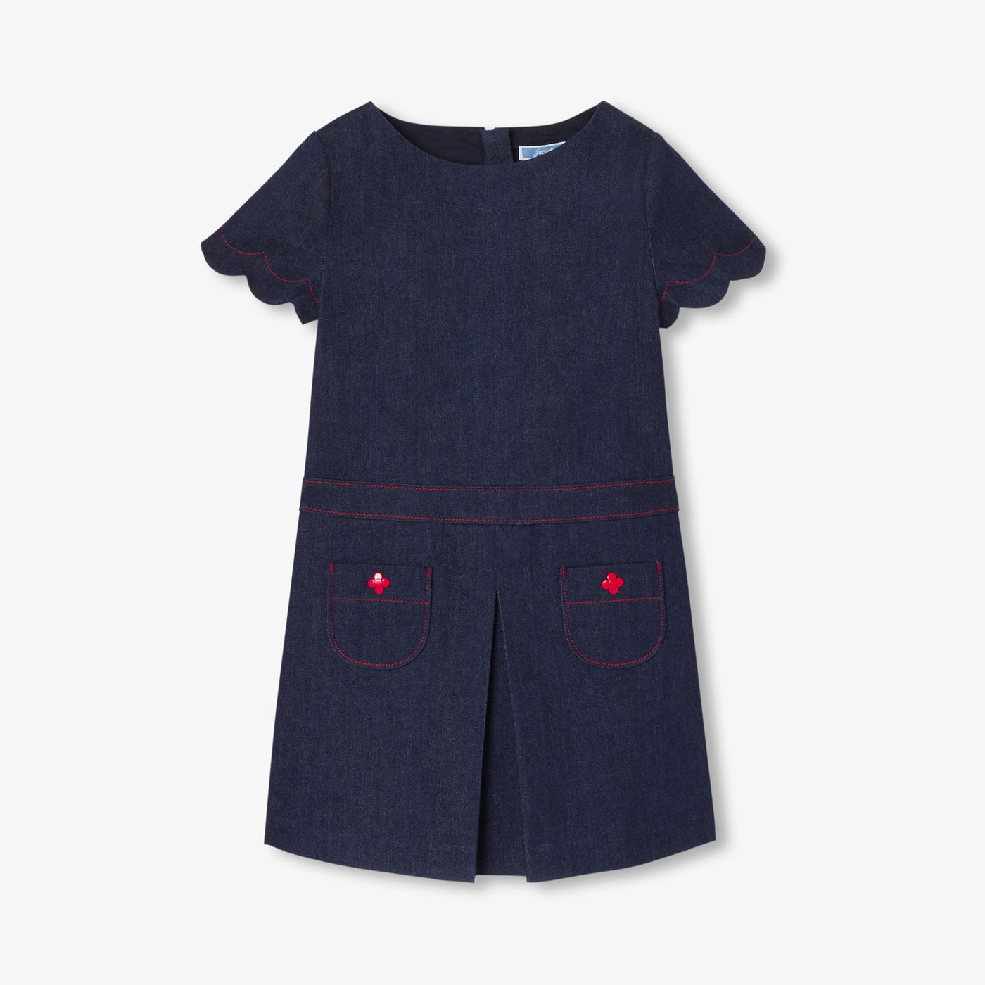 Girl raw denim dress