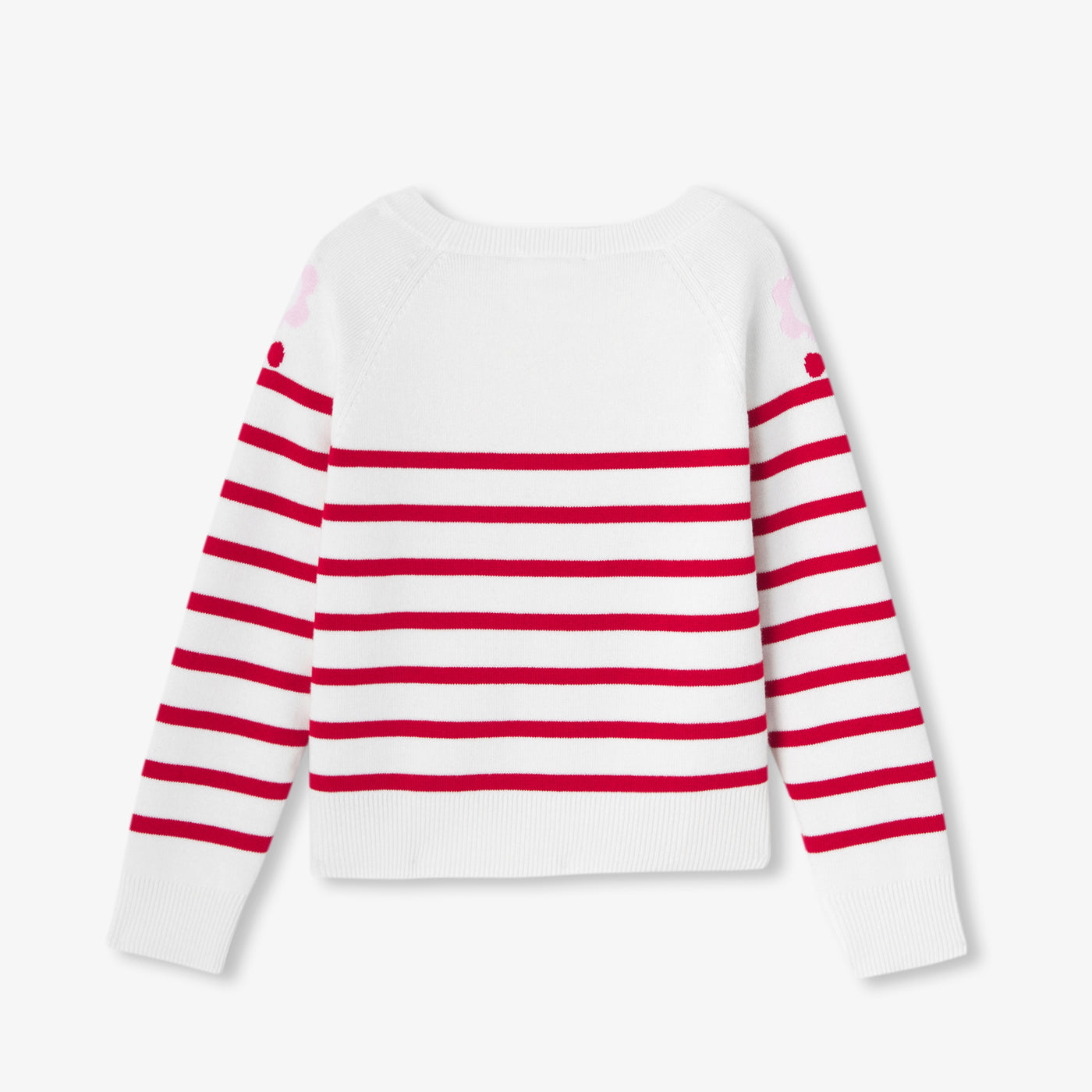 Girl jersey knit sailor sweater