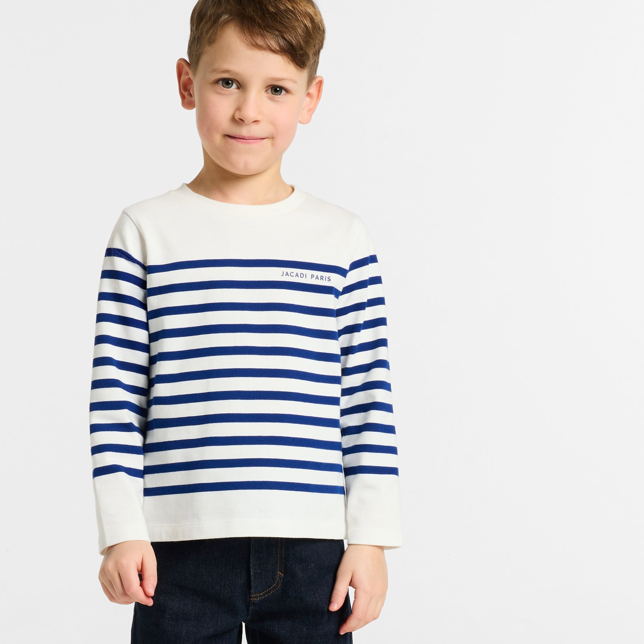 Child cotton jersey Breton tee
