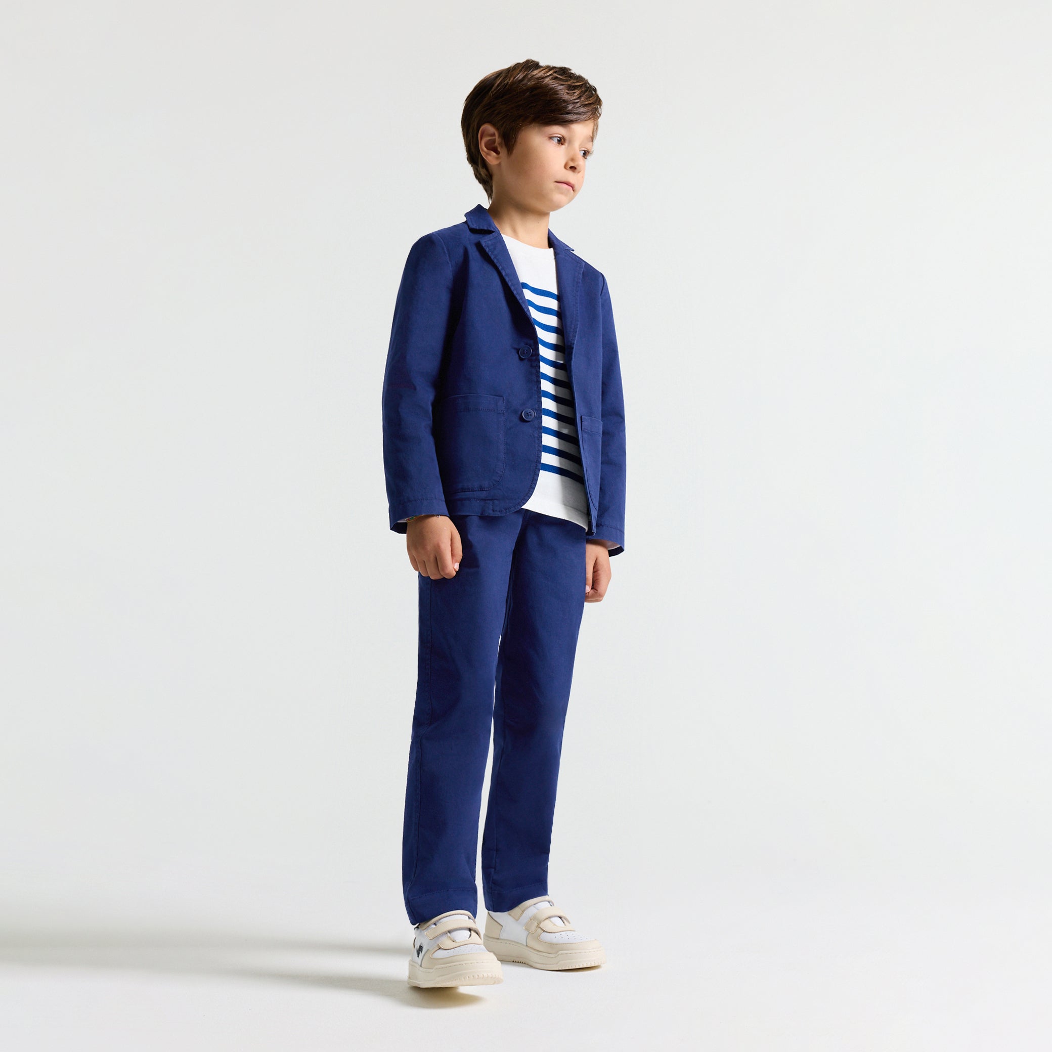 Boy lightweight twill chino trousers