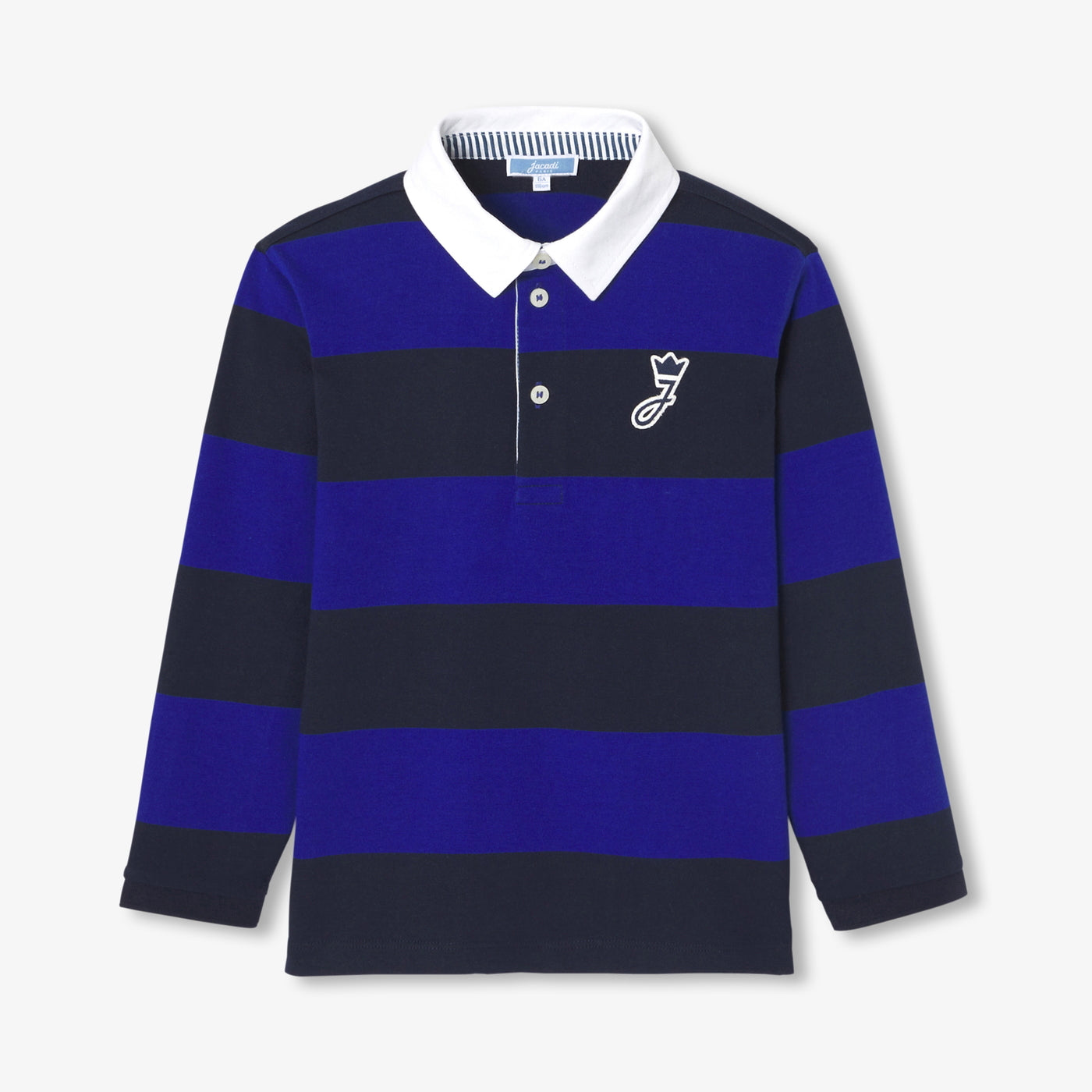Child long-sleeved rugby polo shirt