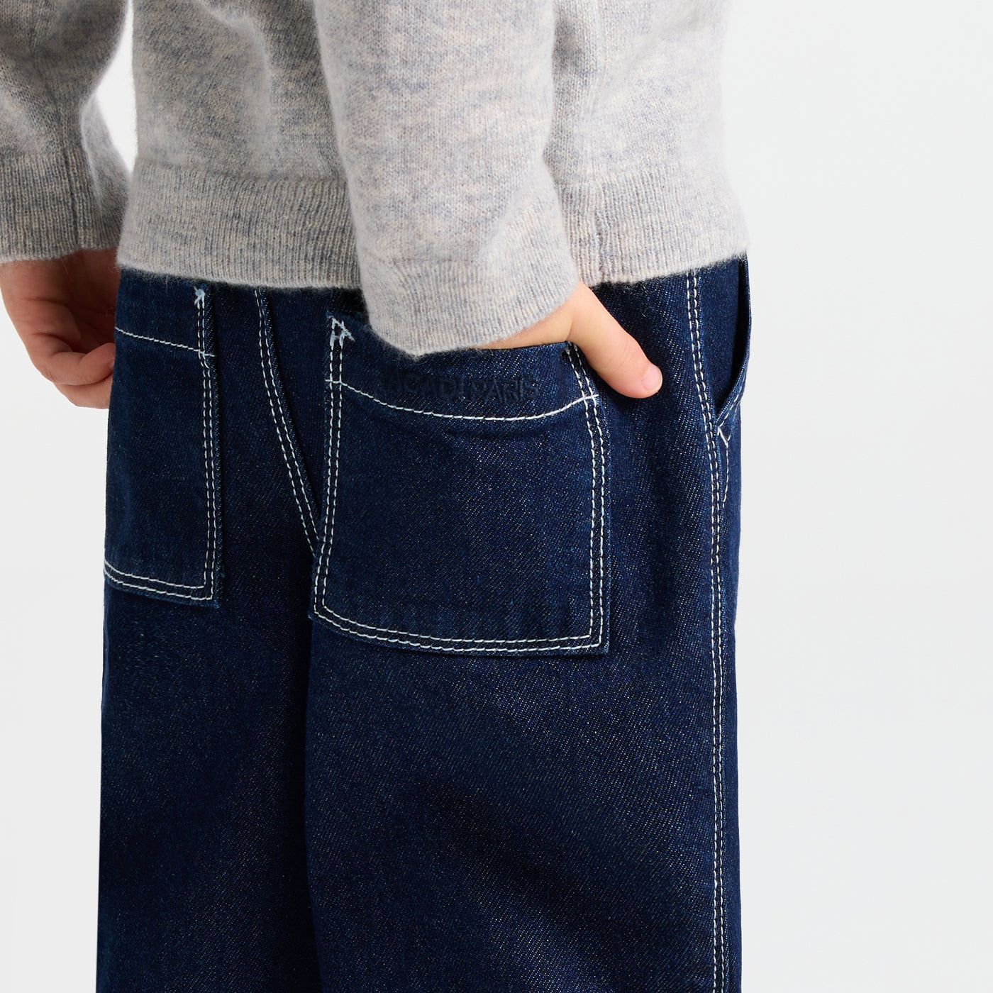 Baby boy raw denim jeans