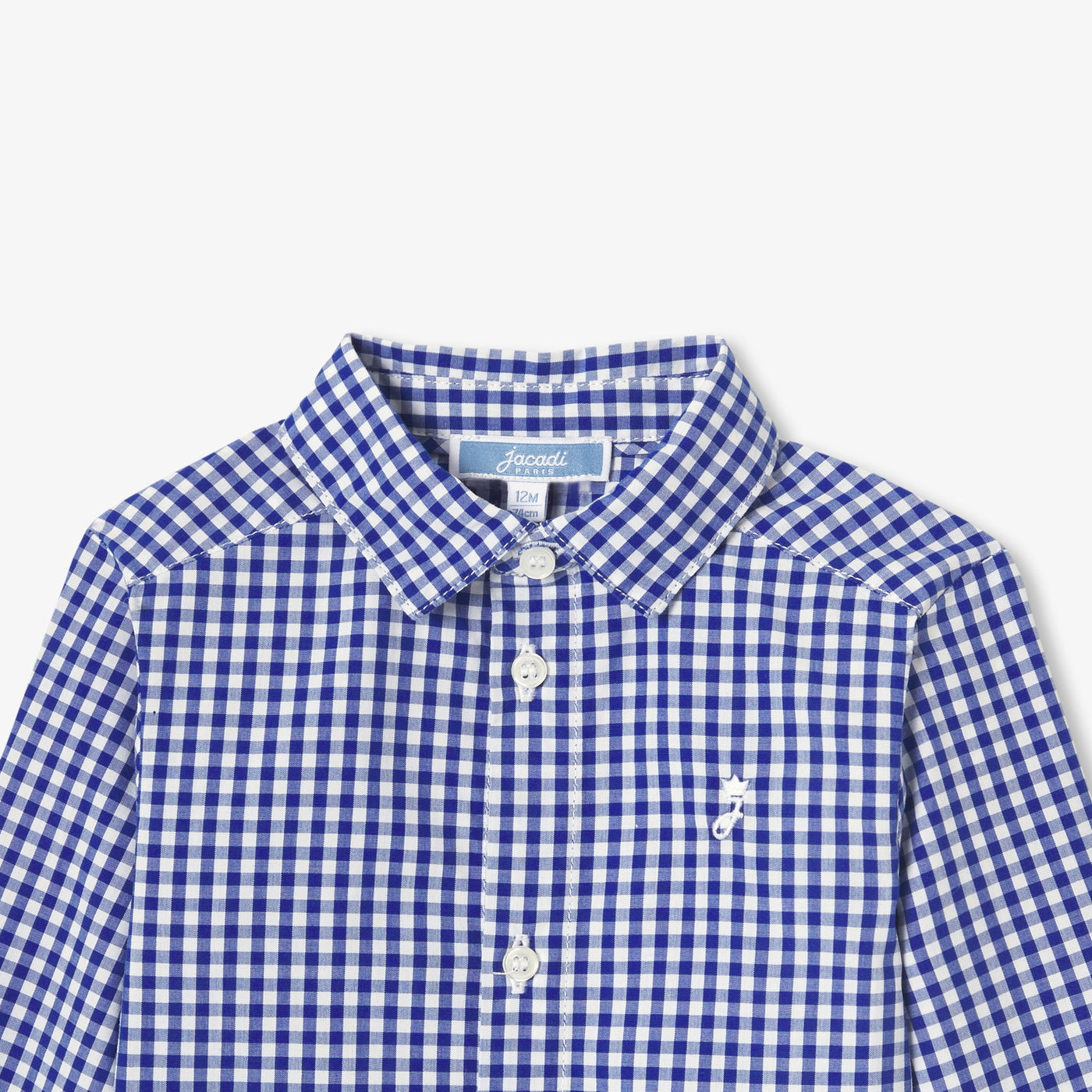 Baby boy gingham shirt