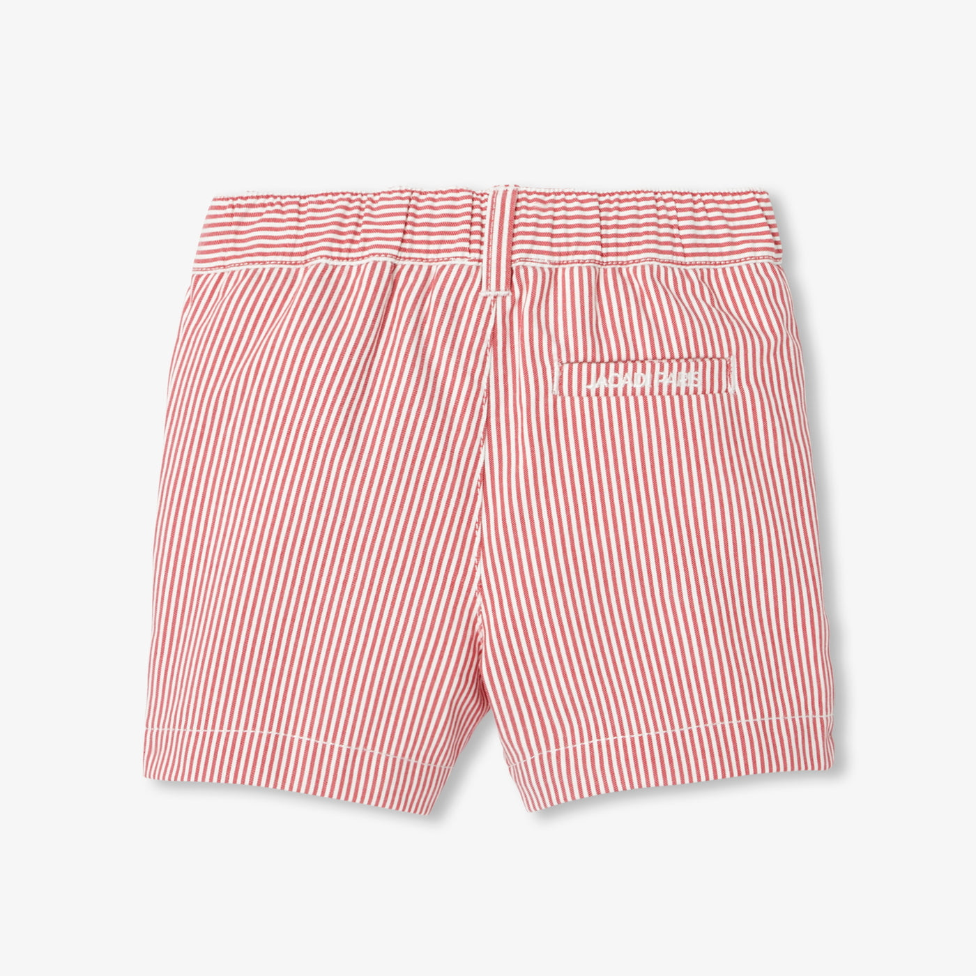 Baby boy striped twill shorts