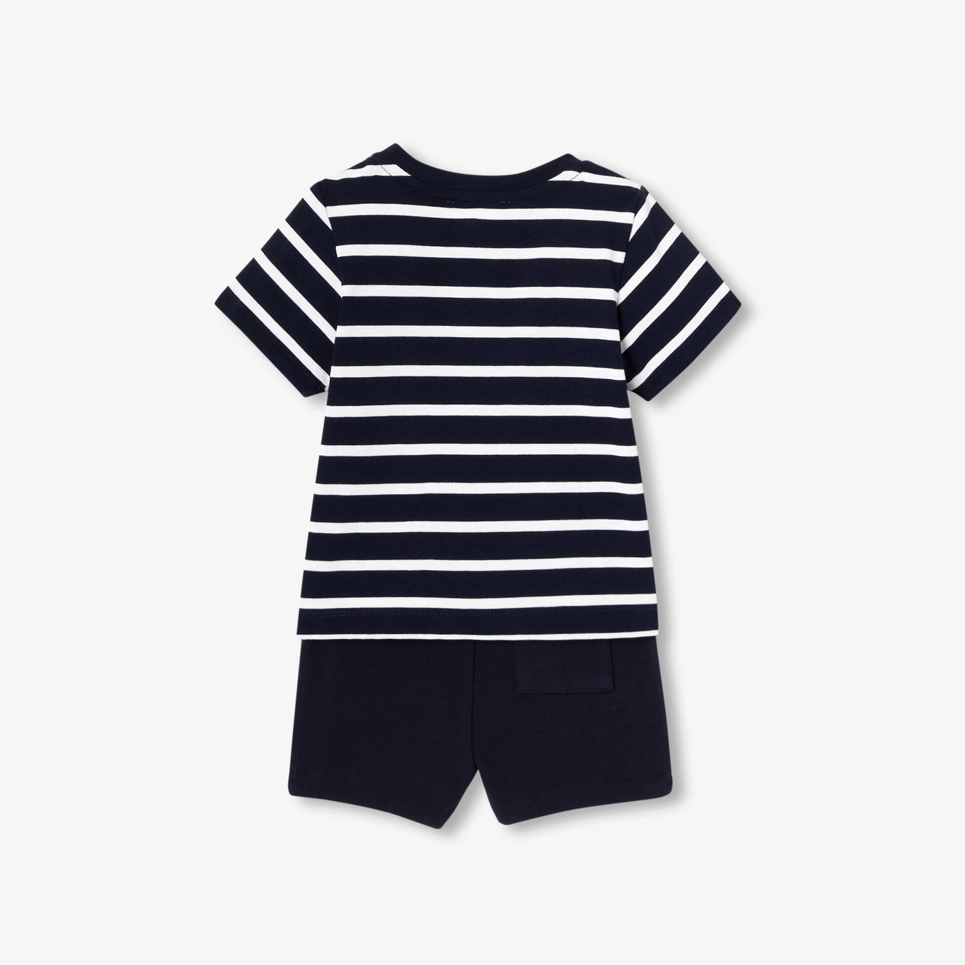 Baby boy cotton shorts set