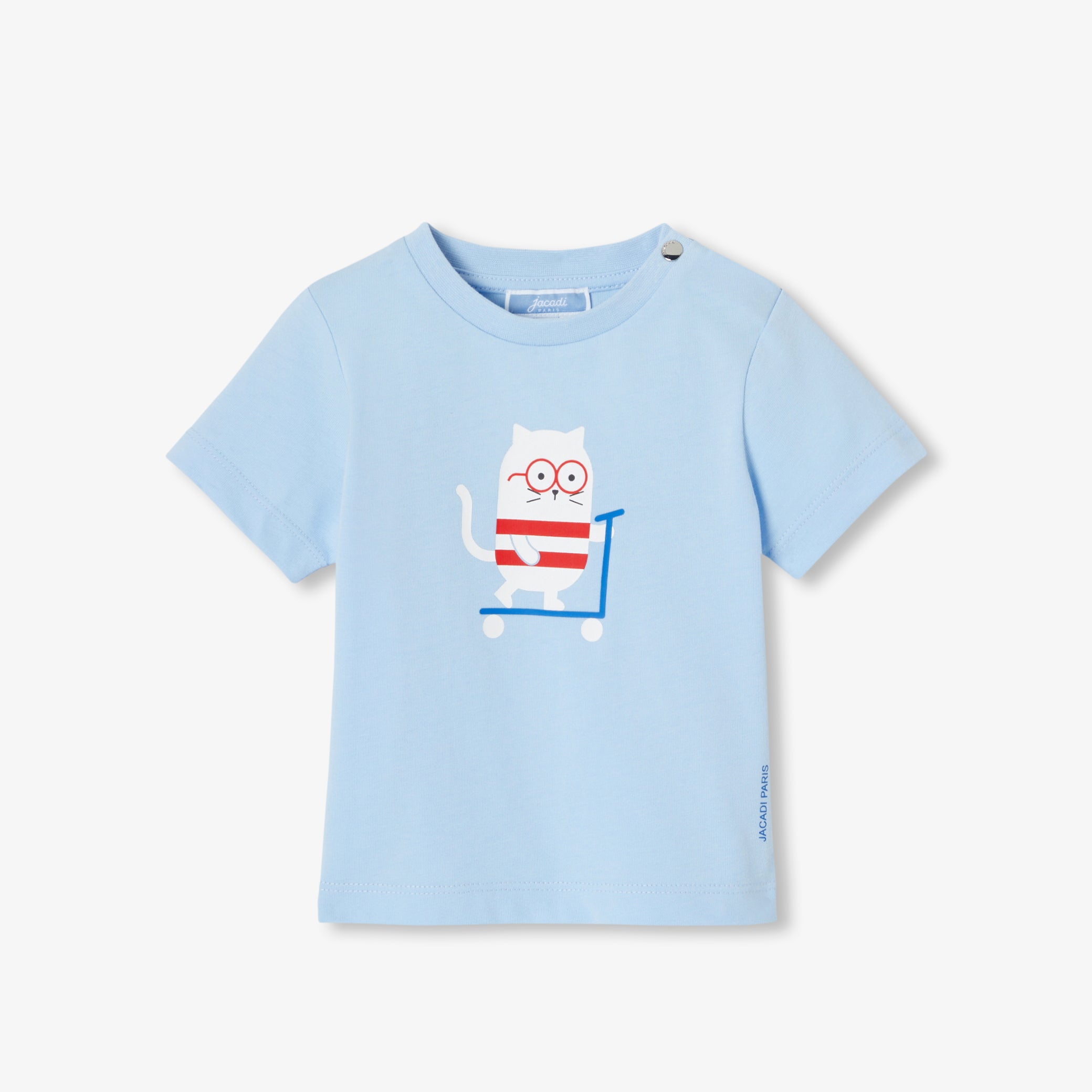 Baby boy short-sleeved cotton T-shirt