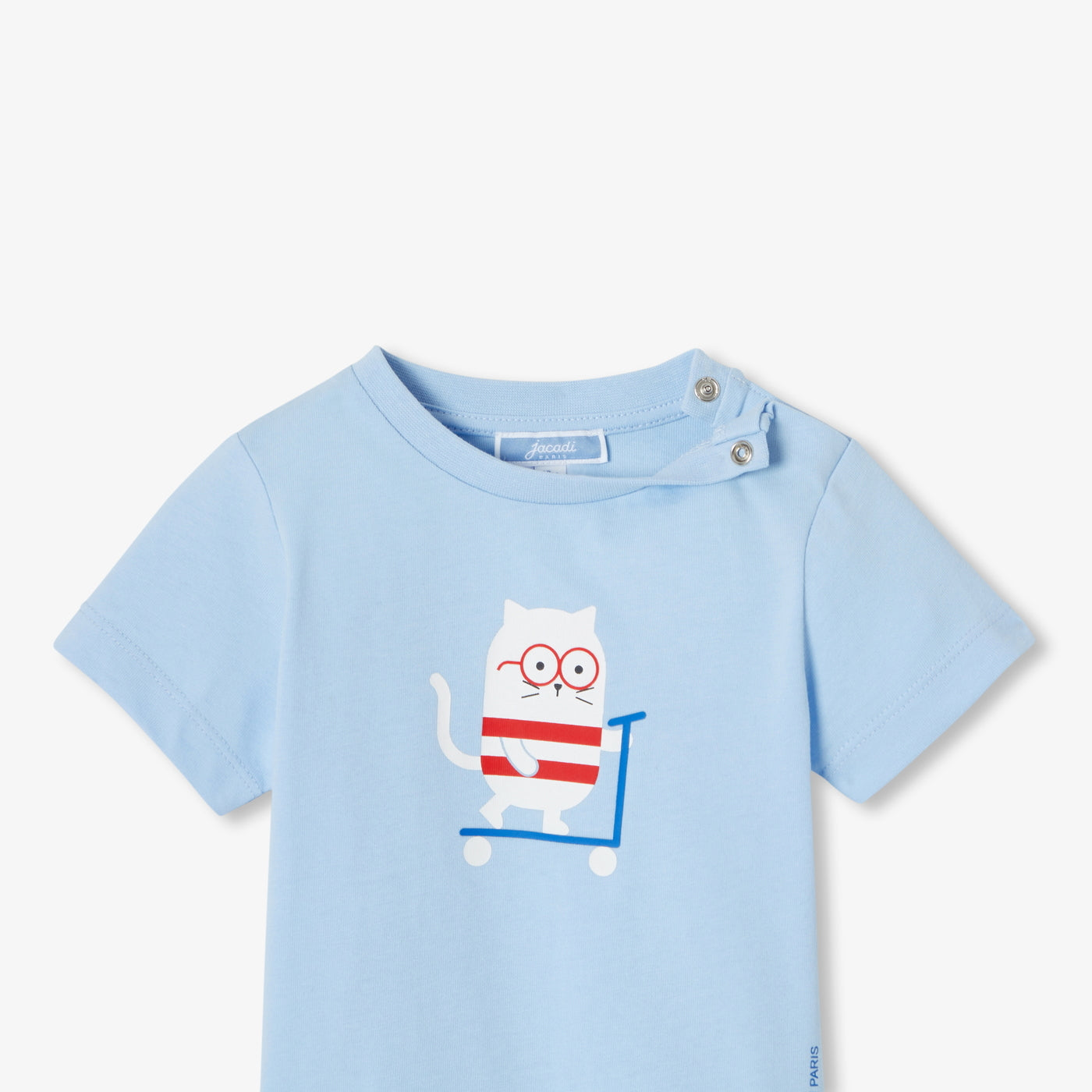 Baby boy short-sleeved cotton T-shirt