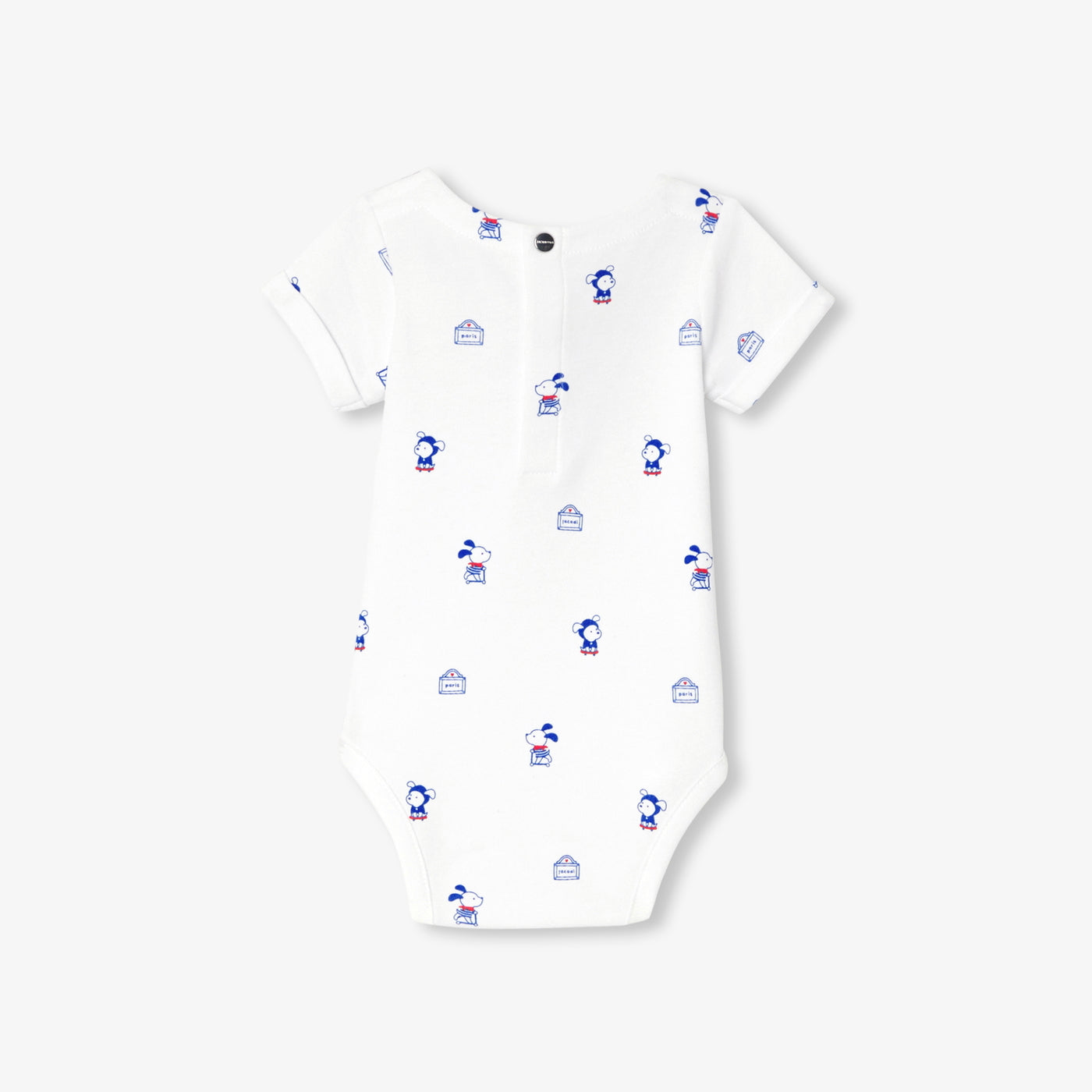 Baby boy interlock cotton bodysuit